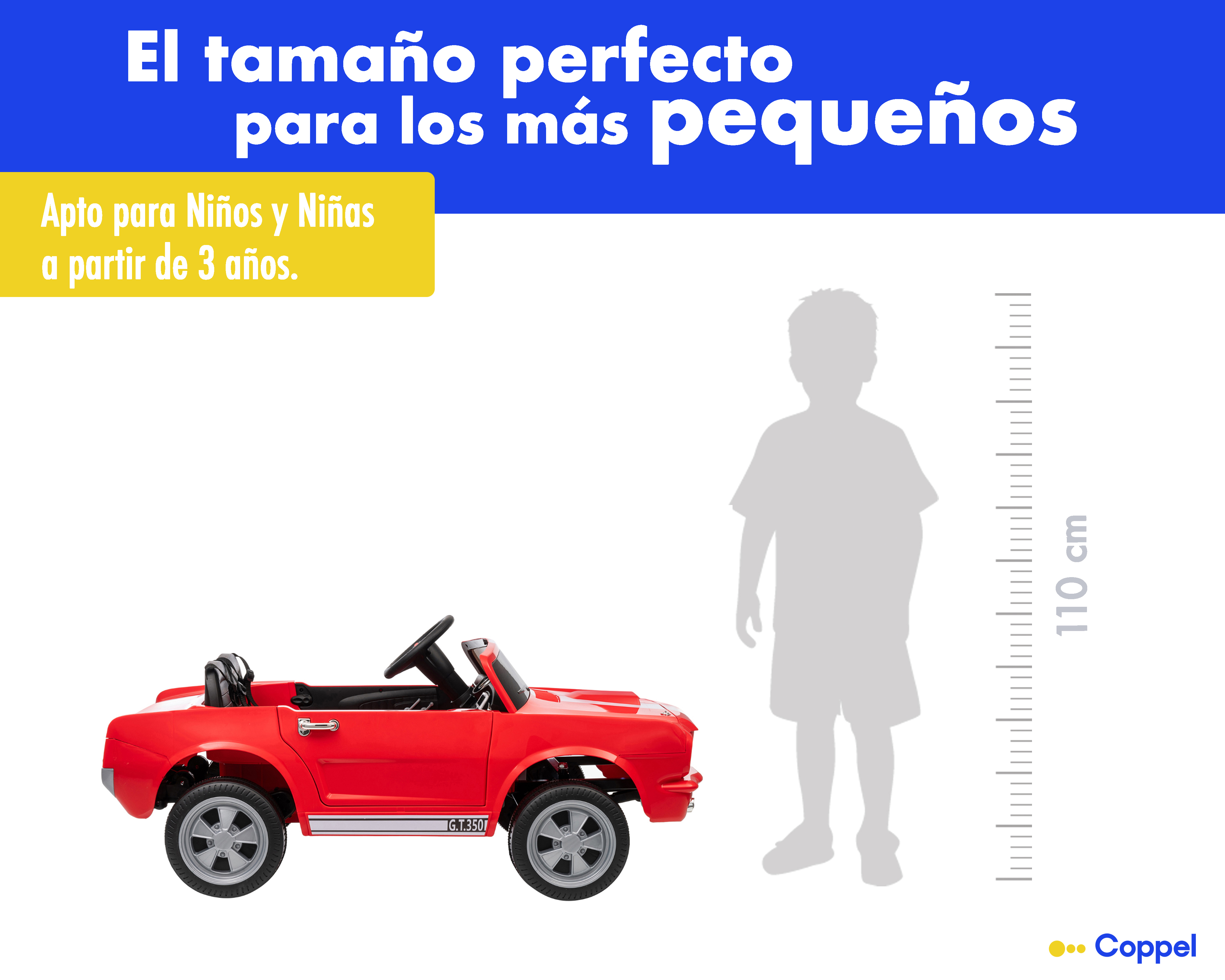 Foto 8 pulgar | Foto 7 | Montable Eléctrico Shelby GT350 Rojo