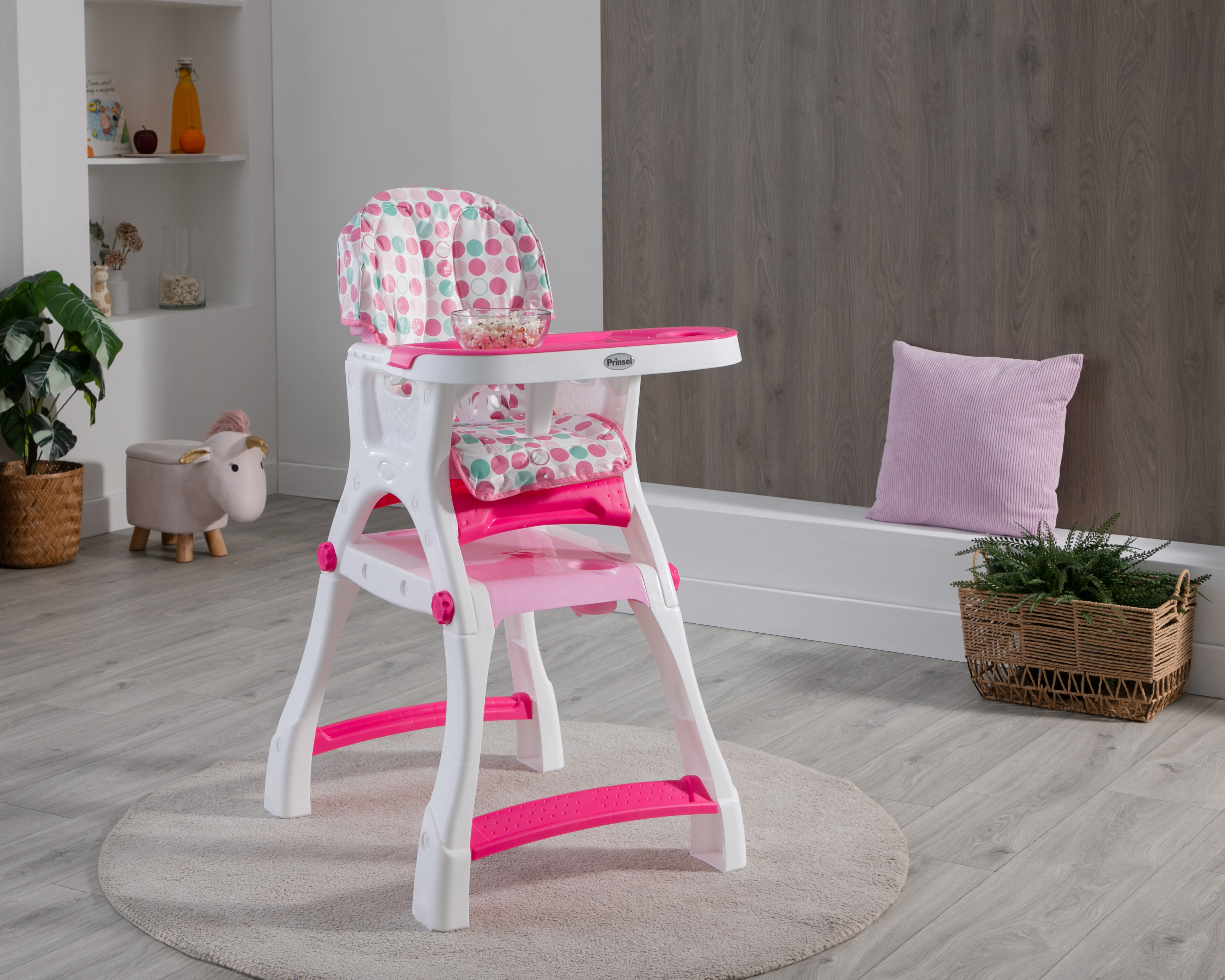 Foto 5 | Foto 5 | Silla Alta Prinsel Kinder Rosa