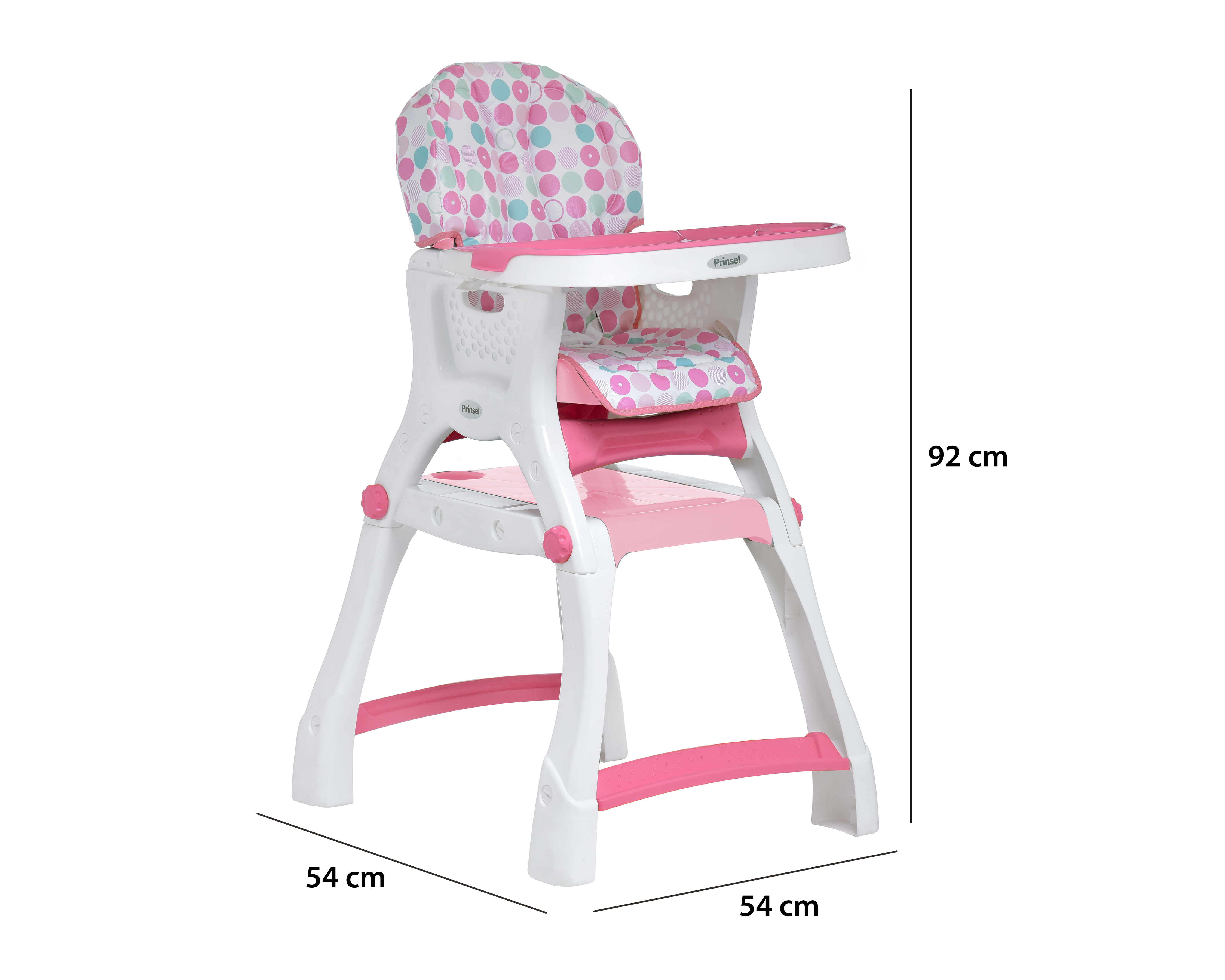 Foto 7 pulgar | Foto 6 | Silla Alta Prinsel Kinder Rosa