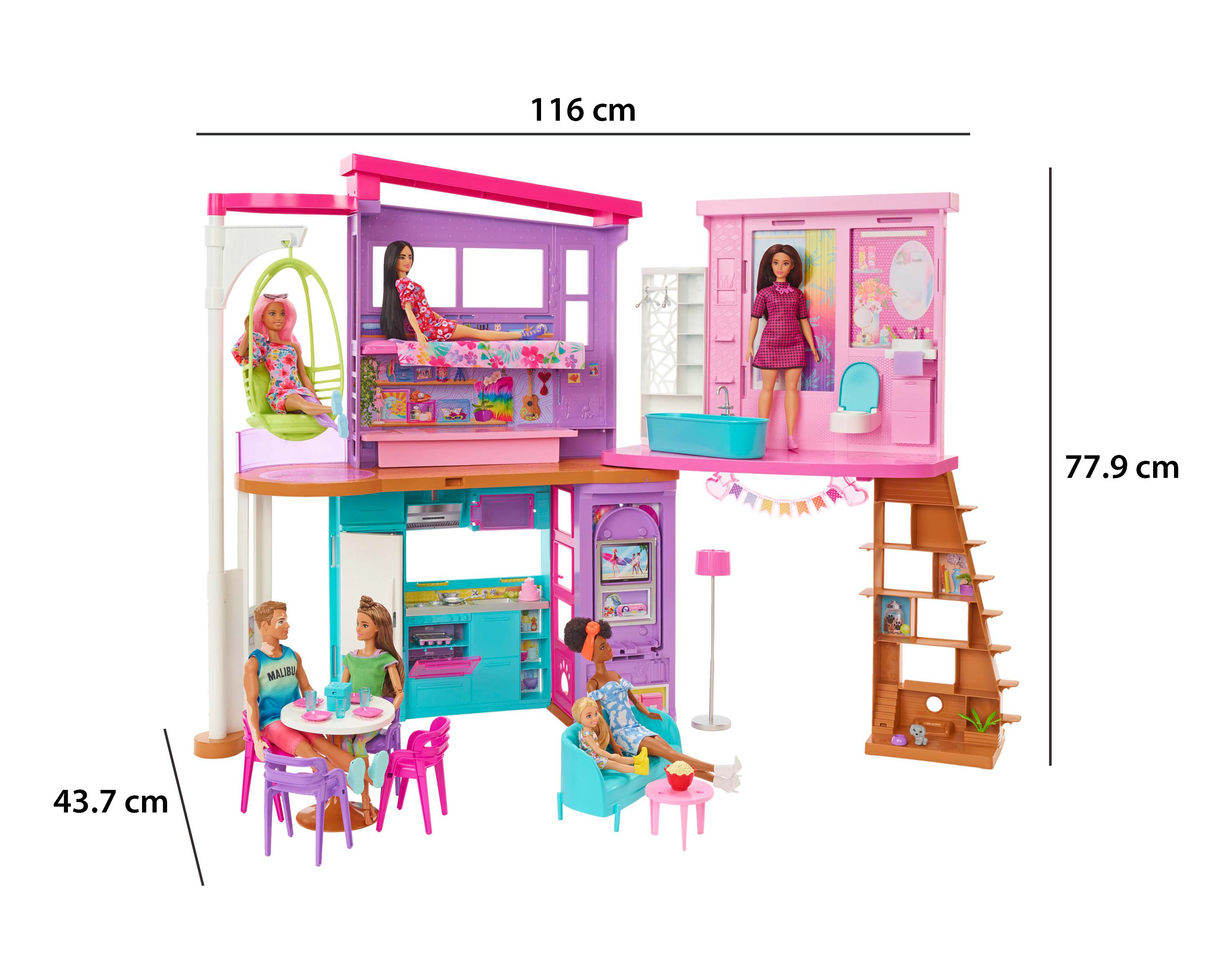 Foto 6 | Foto 6 | Casa de Muñecas Barbie Malibú