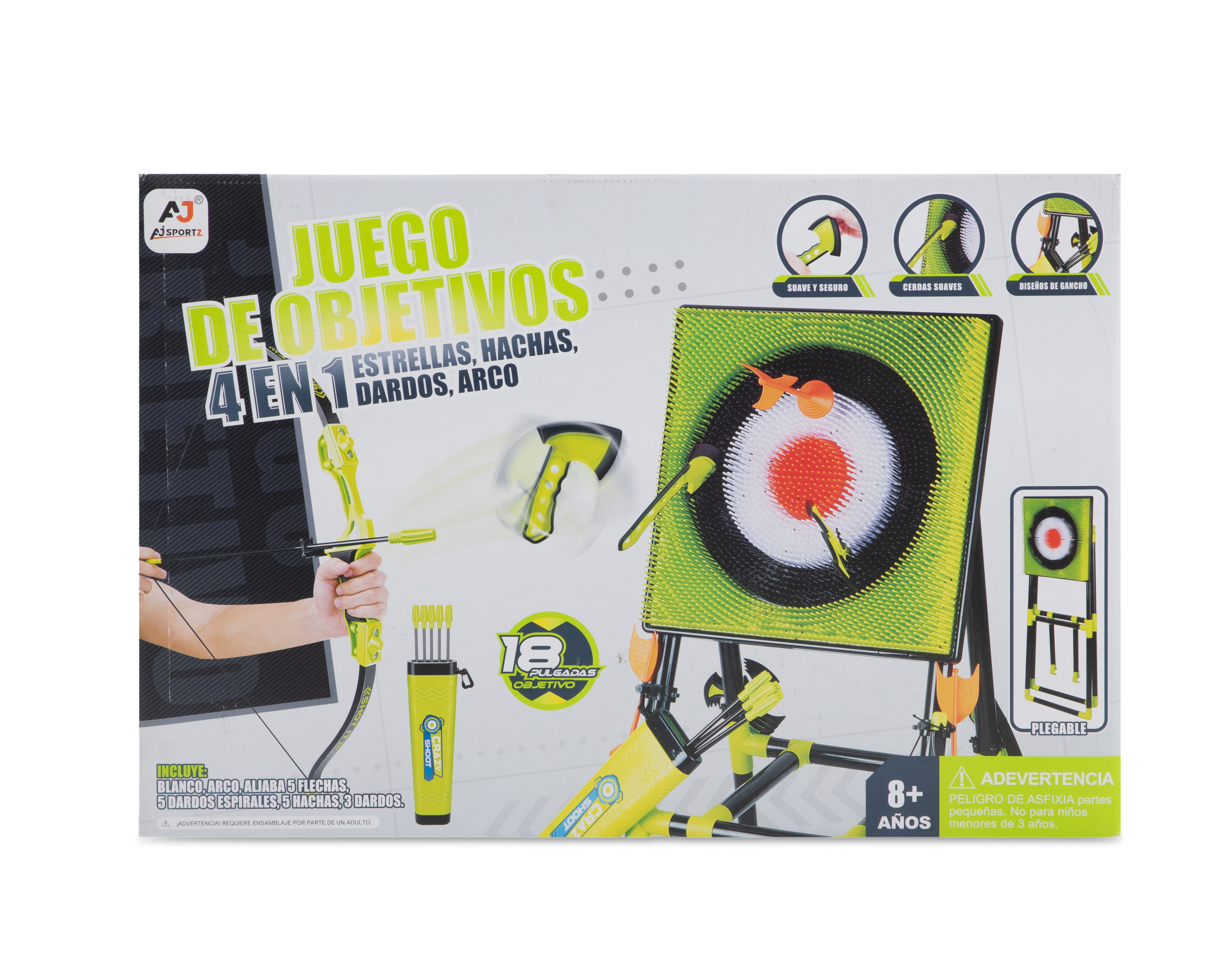 Foto 6 | Foto 6 | Juego de Objetivos 4 en 1 AJ Sportz 20 Piezas