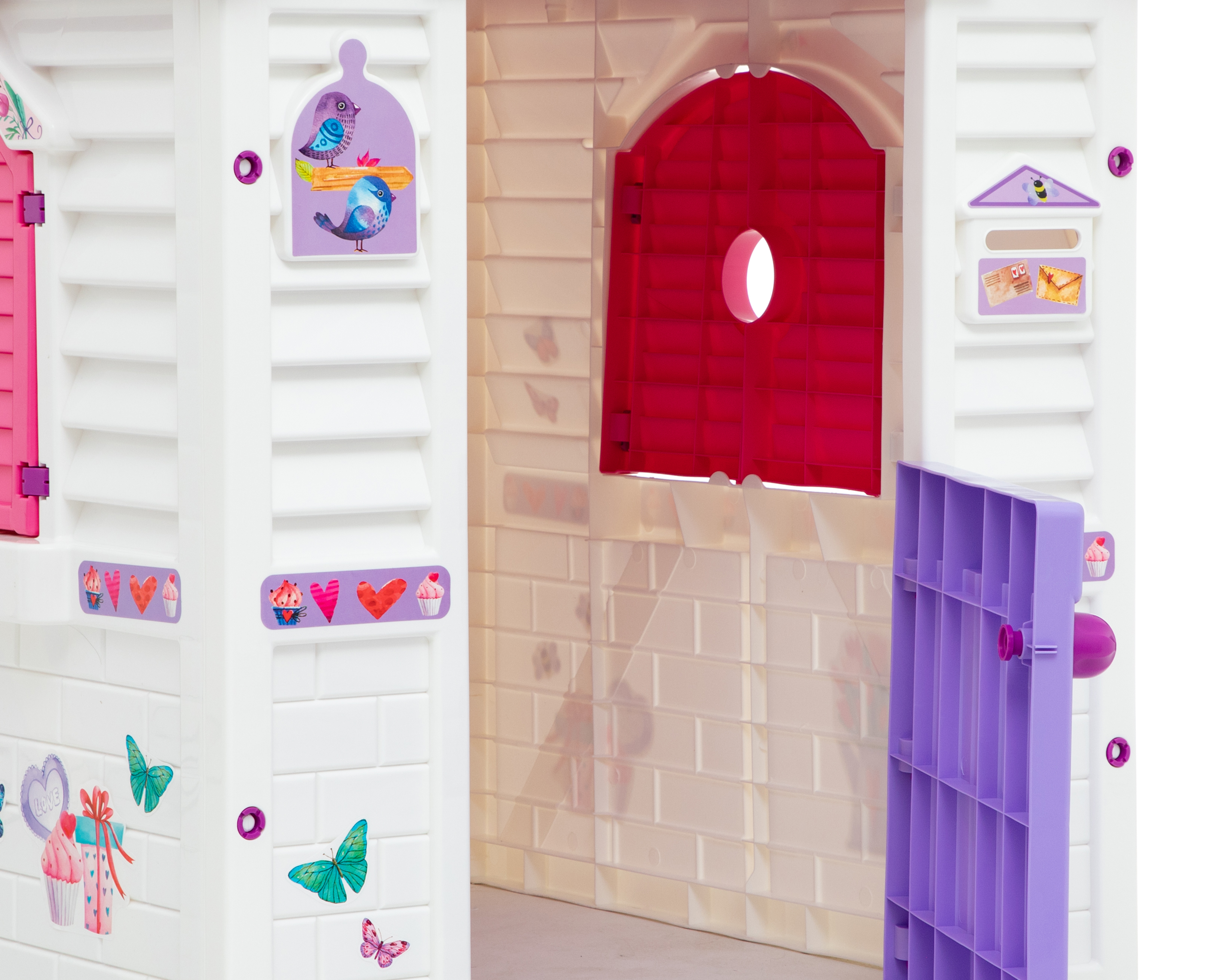 Foto 6 pulgar | Foto 5 | Casa de Juego para Niños Chicos Blanca