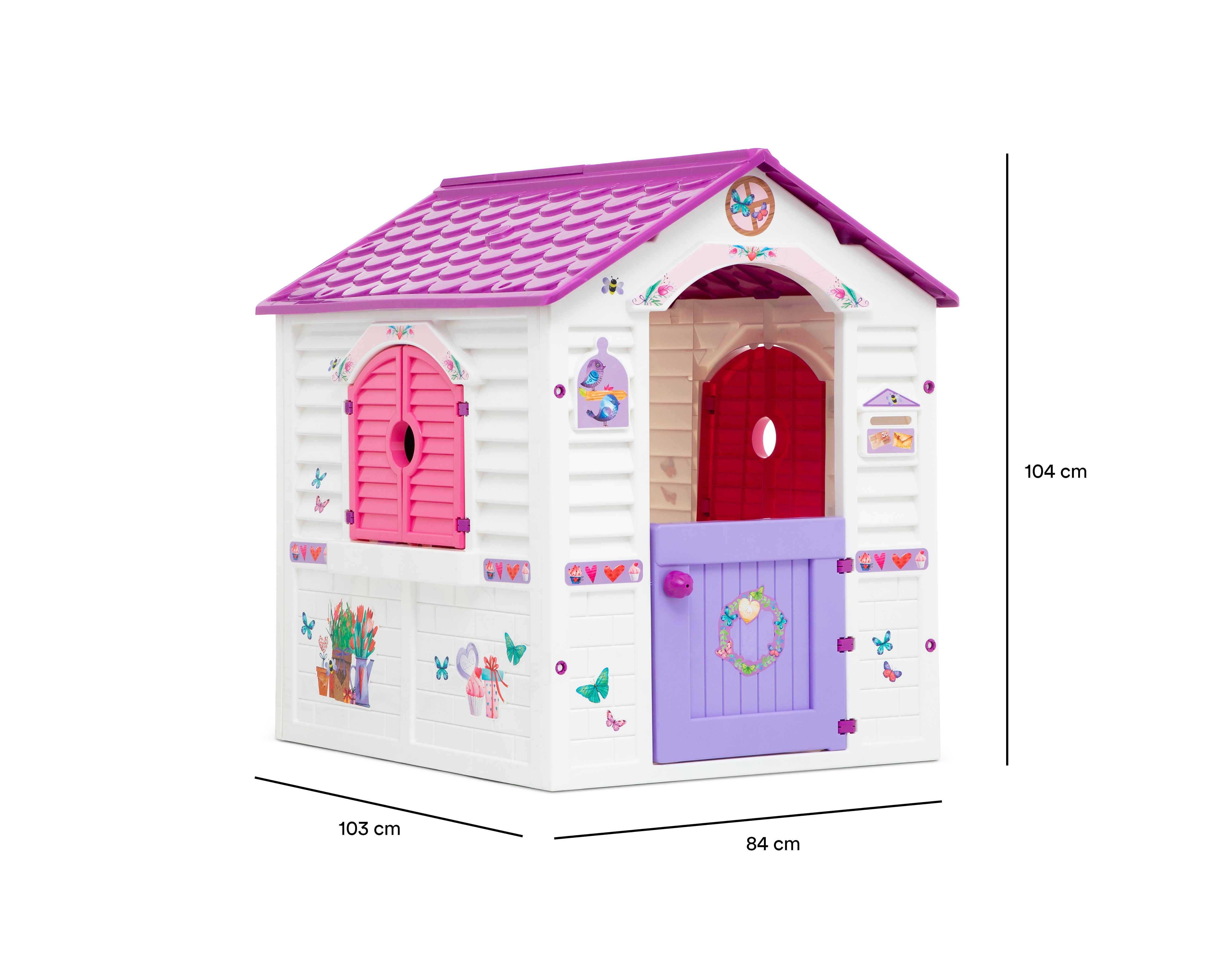 Foto 7 pulgar | Foto 6 | Casa de Juego para Niños Chicos Blanca