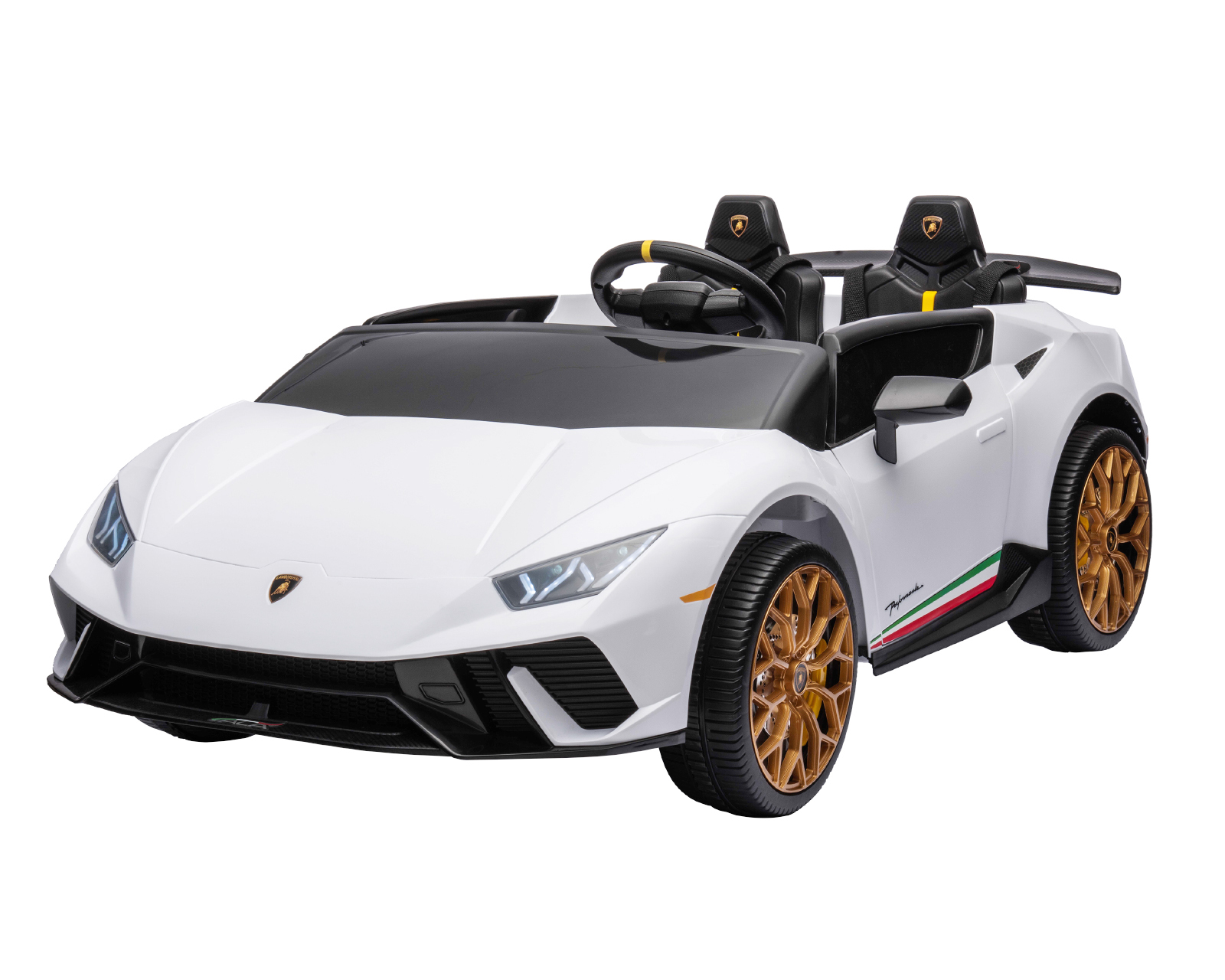 Montable Eléctrico Lamborghini Huracán Blanco