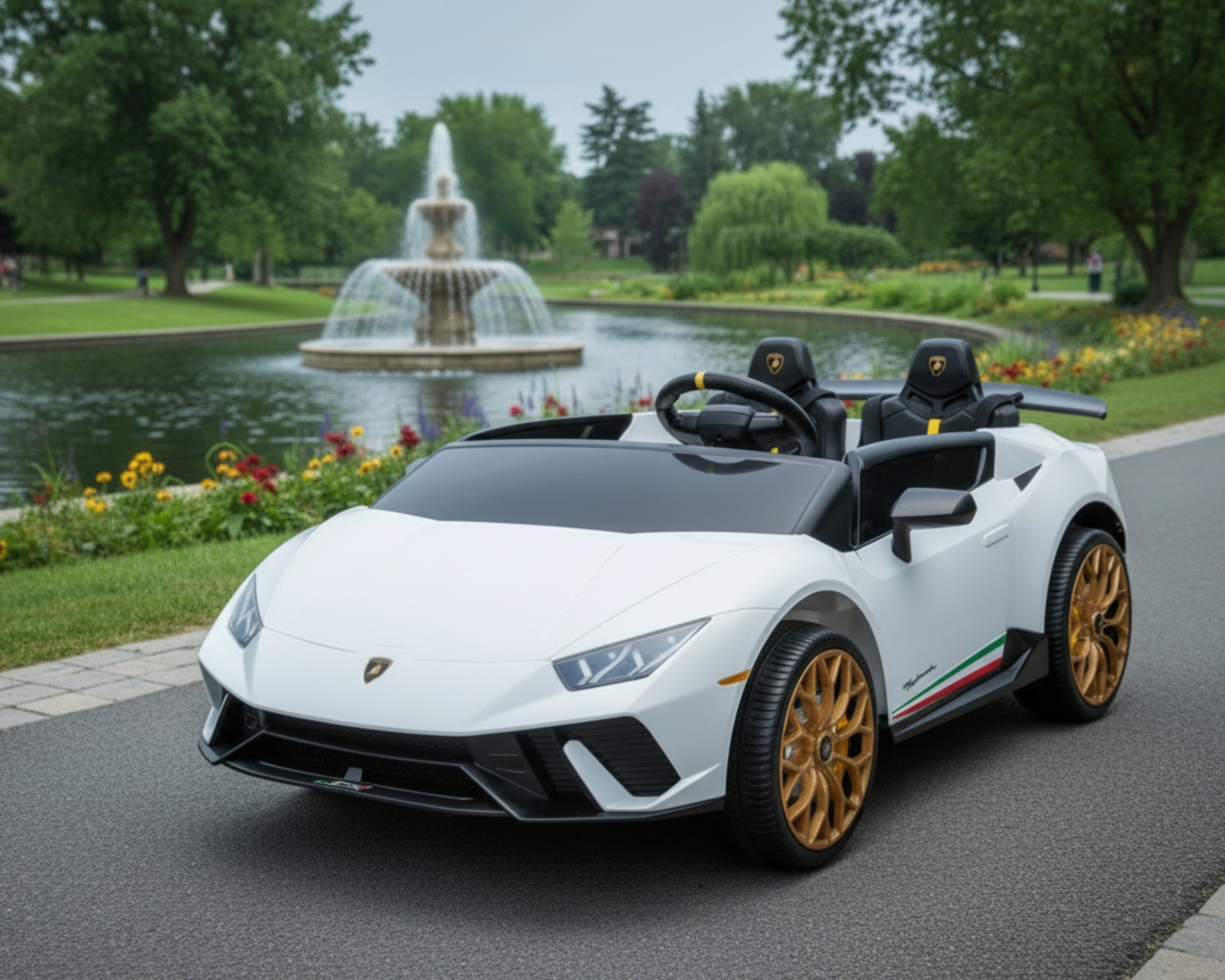 Foto 6 | Foto 6 | Montable Eléctrico Lamborghini Huracán Blanco