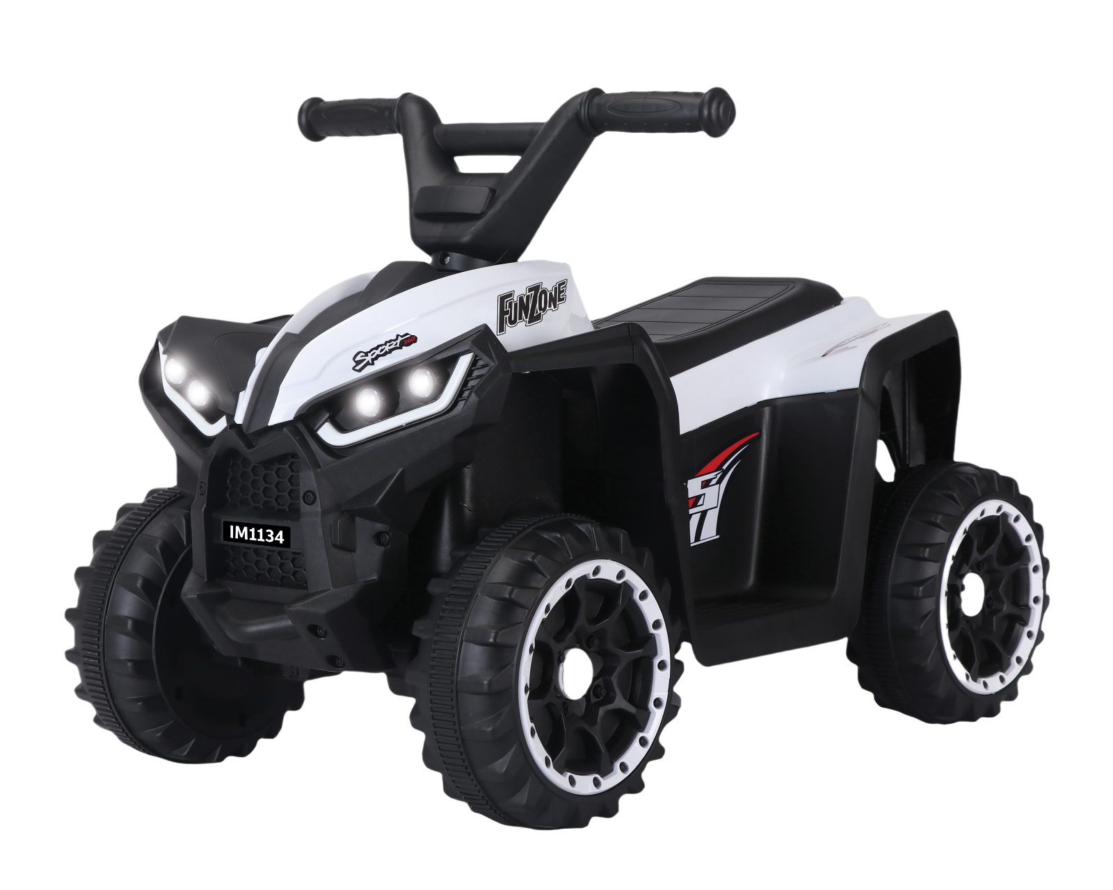 Montable Eléctrico Cuatrimoto Funzone Blanco