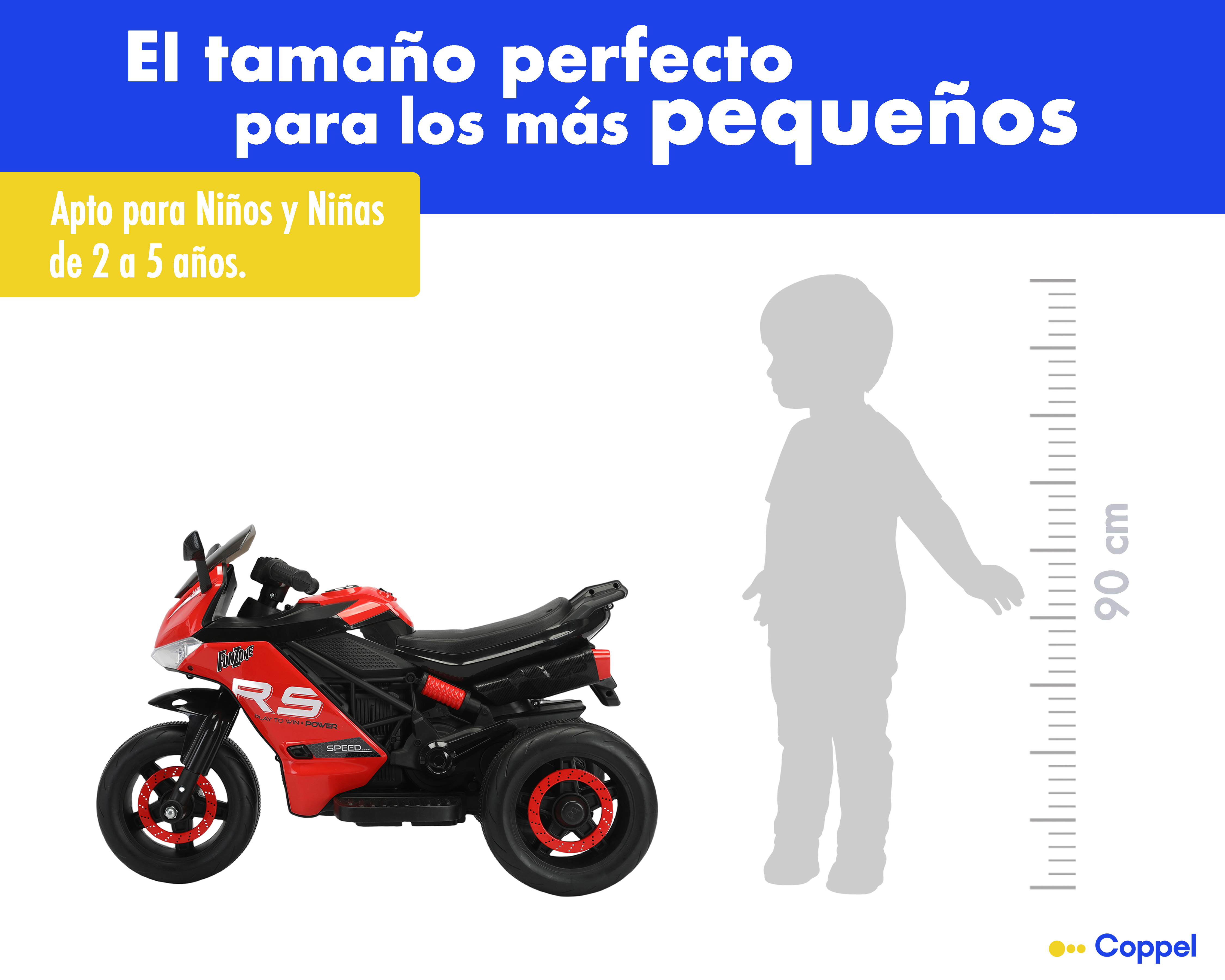 Foto 6 | Foto 6 | Montable Eléctrico Funzone Rojo