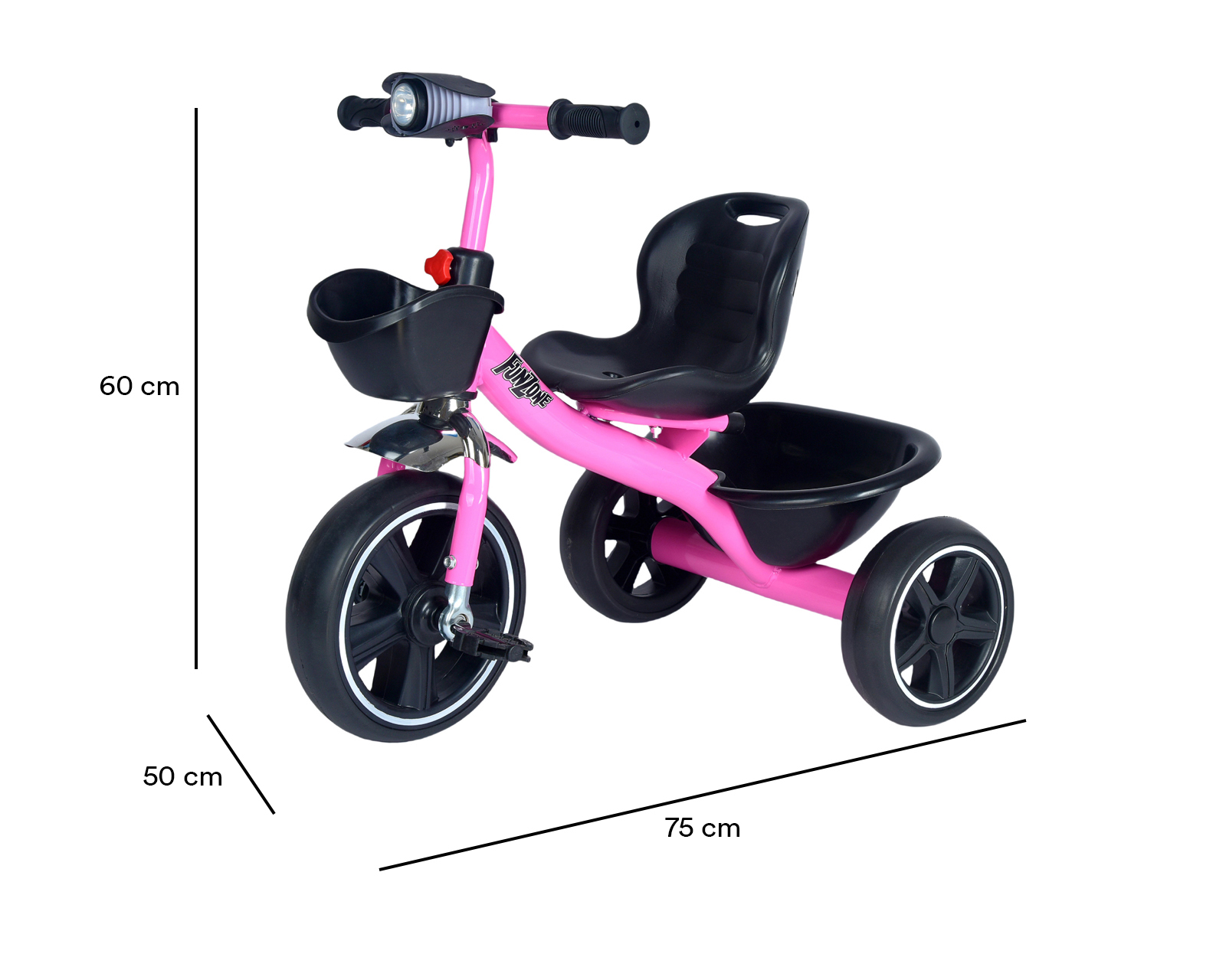Foto 7 pulgar | Foto 6 | Triciclo Funzone Rosa