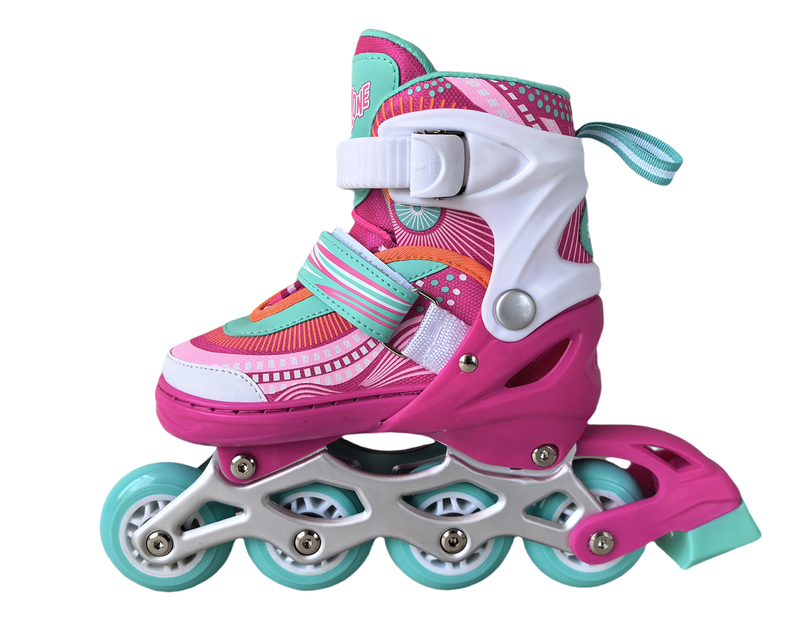 Foto 5 pulgar | Foto 4 | Patines para Niña de 4 Ruedas Funzone Retro Ajustables