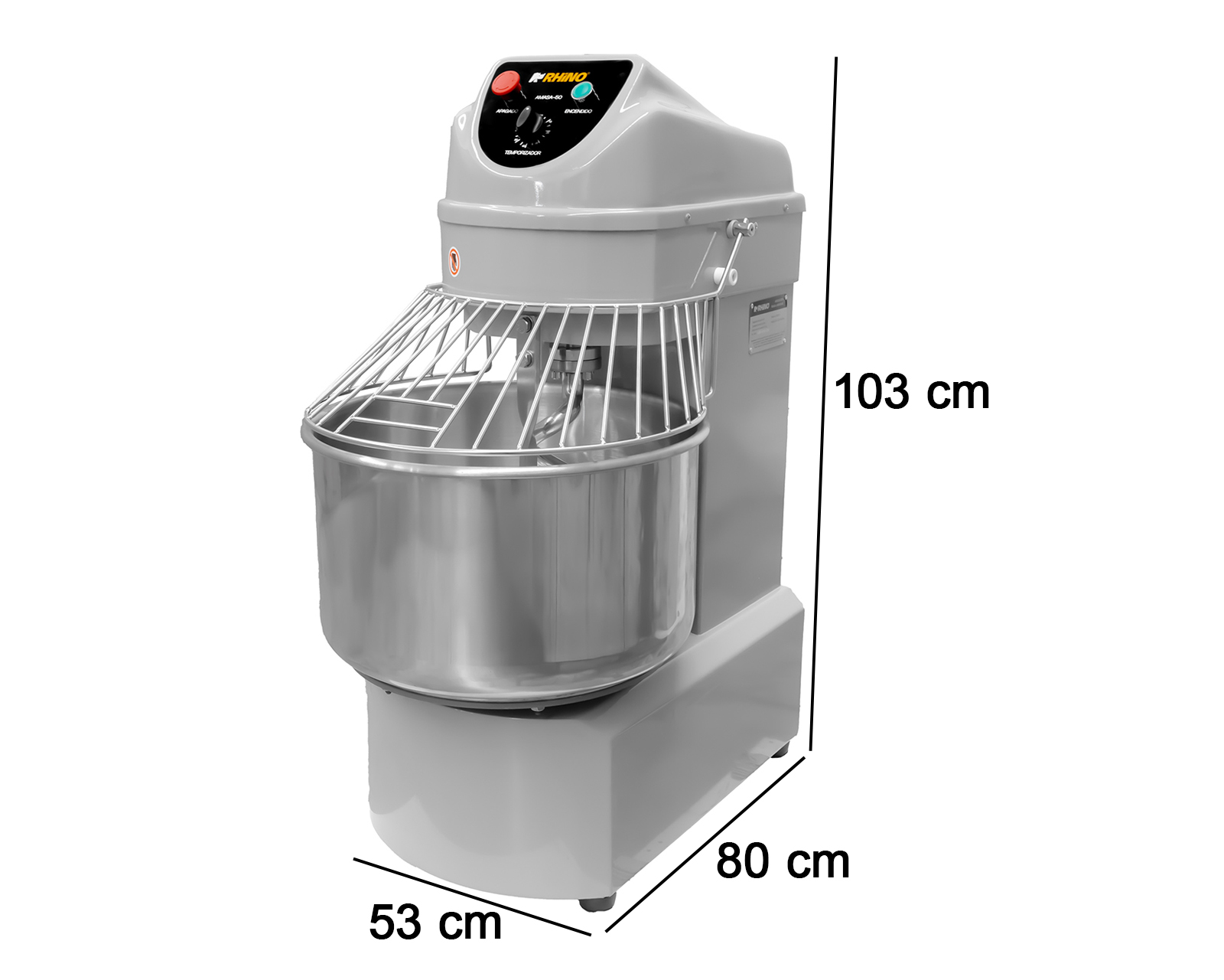 Foto 6 pulgar | Foto 5 | Amasadora Industrial Rhino AMASA-50 50L 3000W