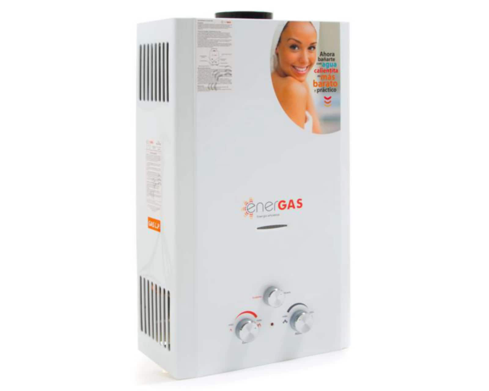 Foto 3 pulgar | Foto 2 | Calentador de Agua Instantáneo Energas EG-LP-12L 2 Servicios Gas LP