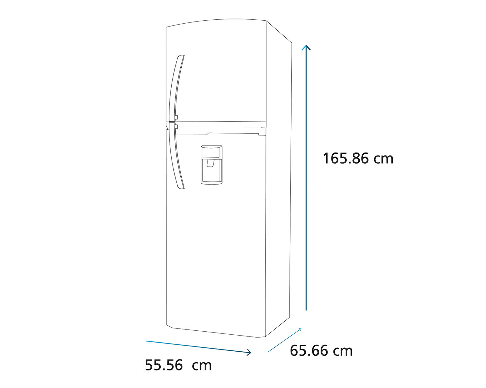 Foto 7 | Foto 7 | Refrigerador Mabe Top Mount 10 Pies Plateado RMA1025YMXE