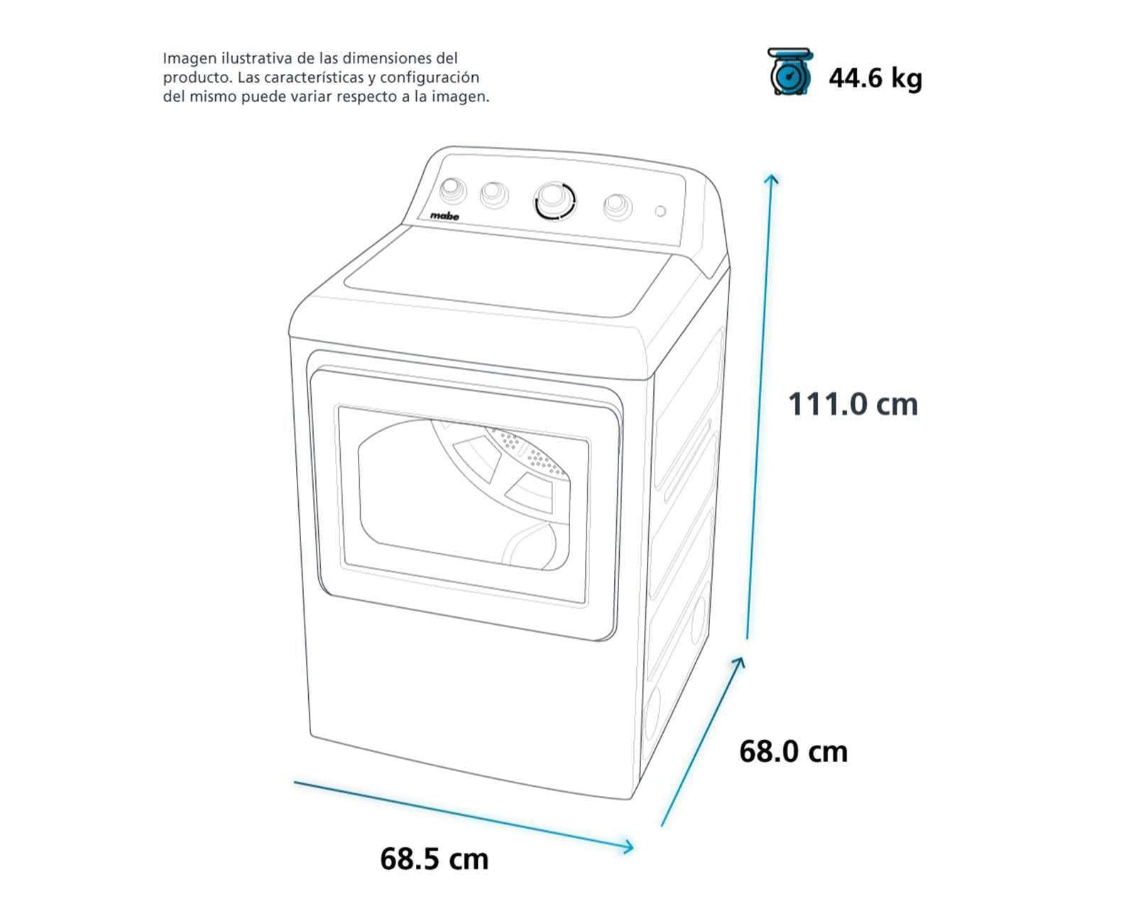 Foto 7 pulgar | Foto 6 | Secadora Mabe Energy Saver Green Gas SMG26N5MNBAB0 20 kg Blanca