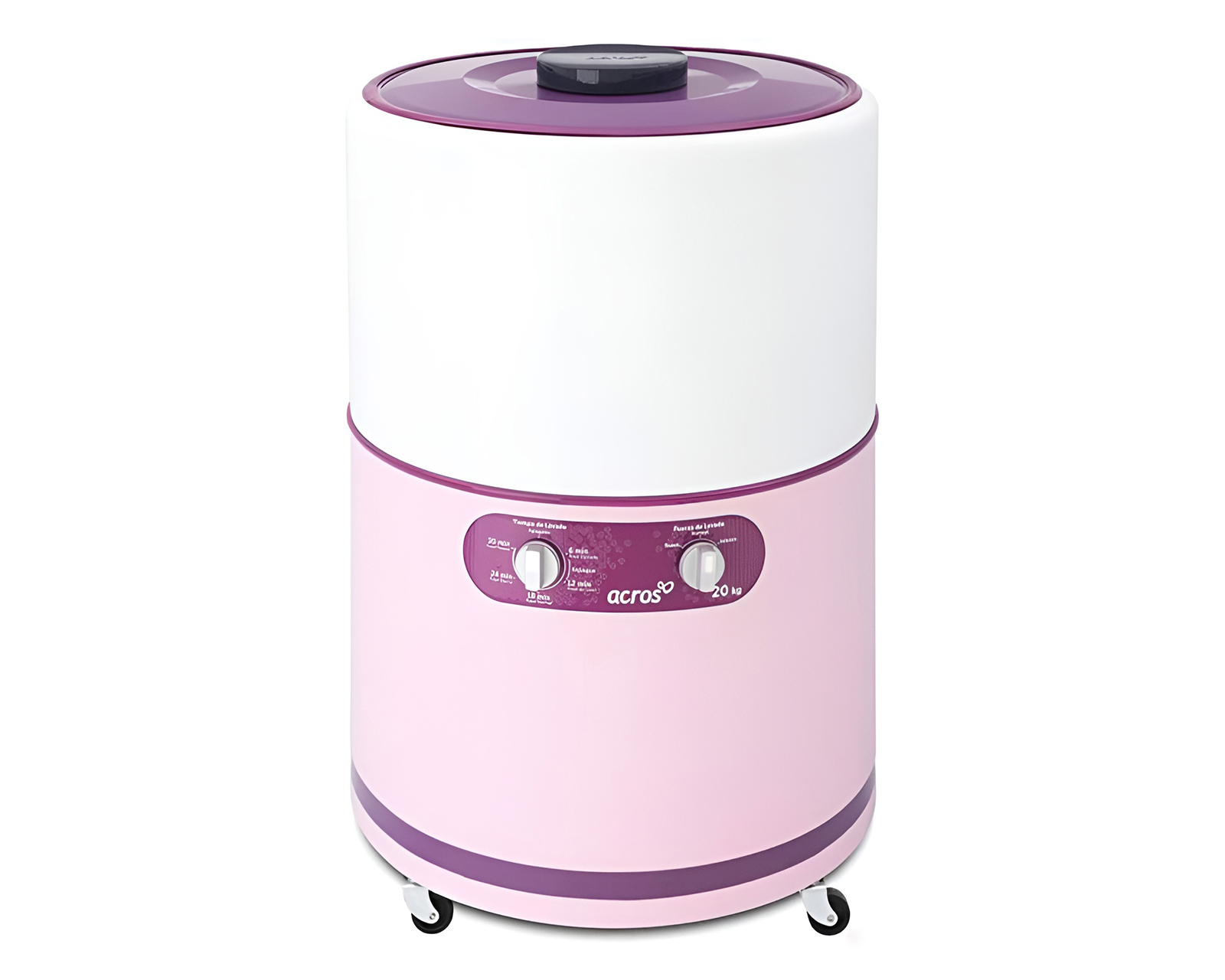 Lavadora Acros Redonda ALF2053ER 20 kg Rosa