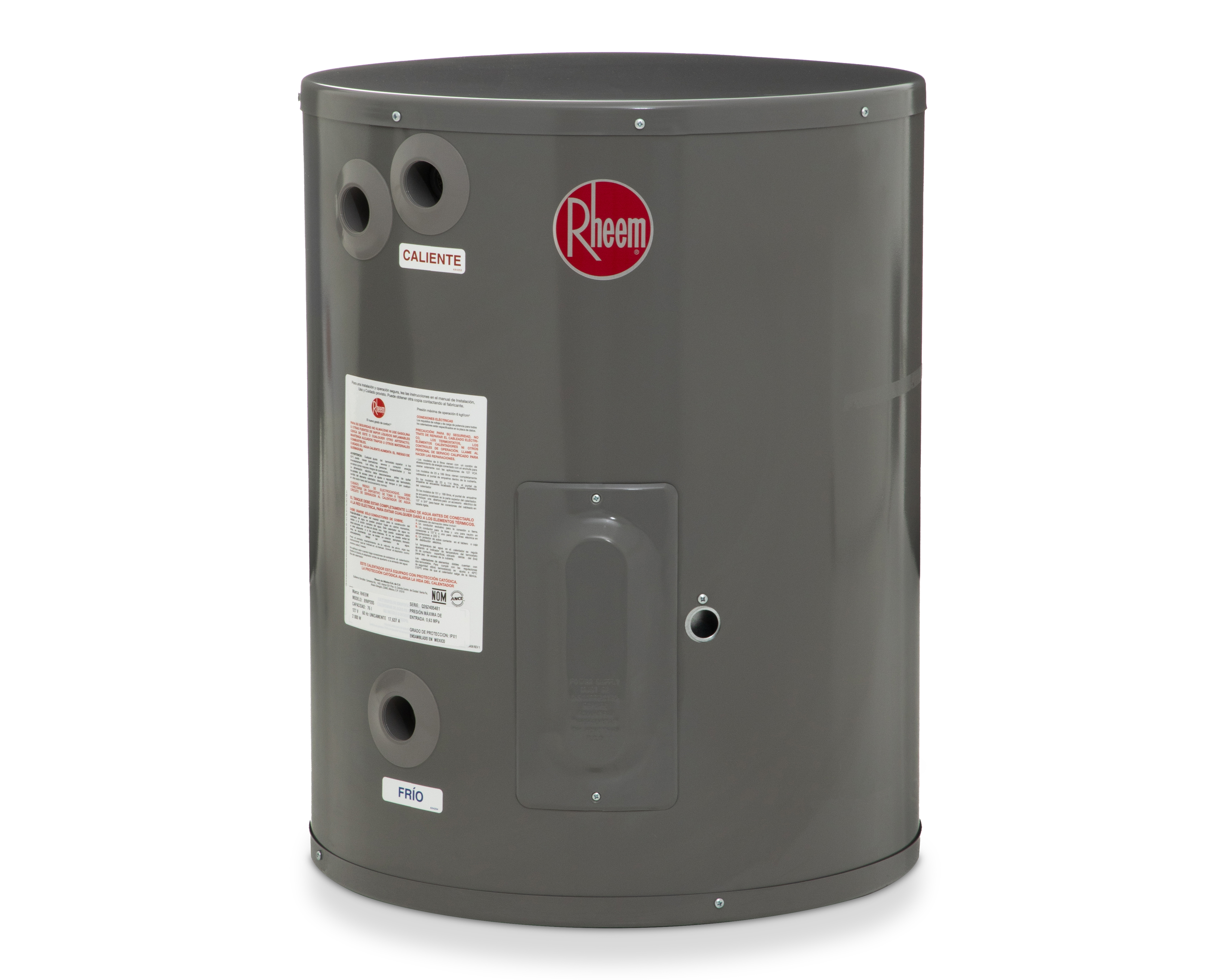 Foto 4 pulgar | Foto 3 | Calentador de Agua de Depósito Rheem 89VP20 76L de 2 Servicios Eléctrico