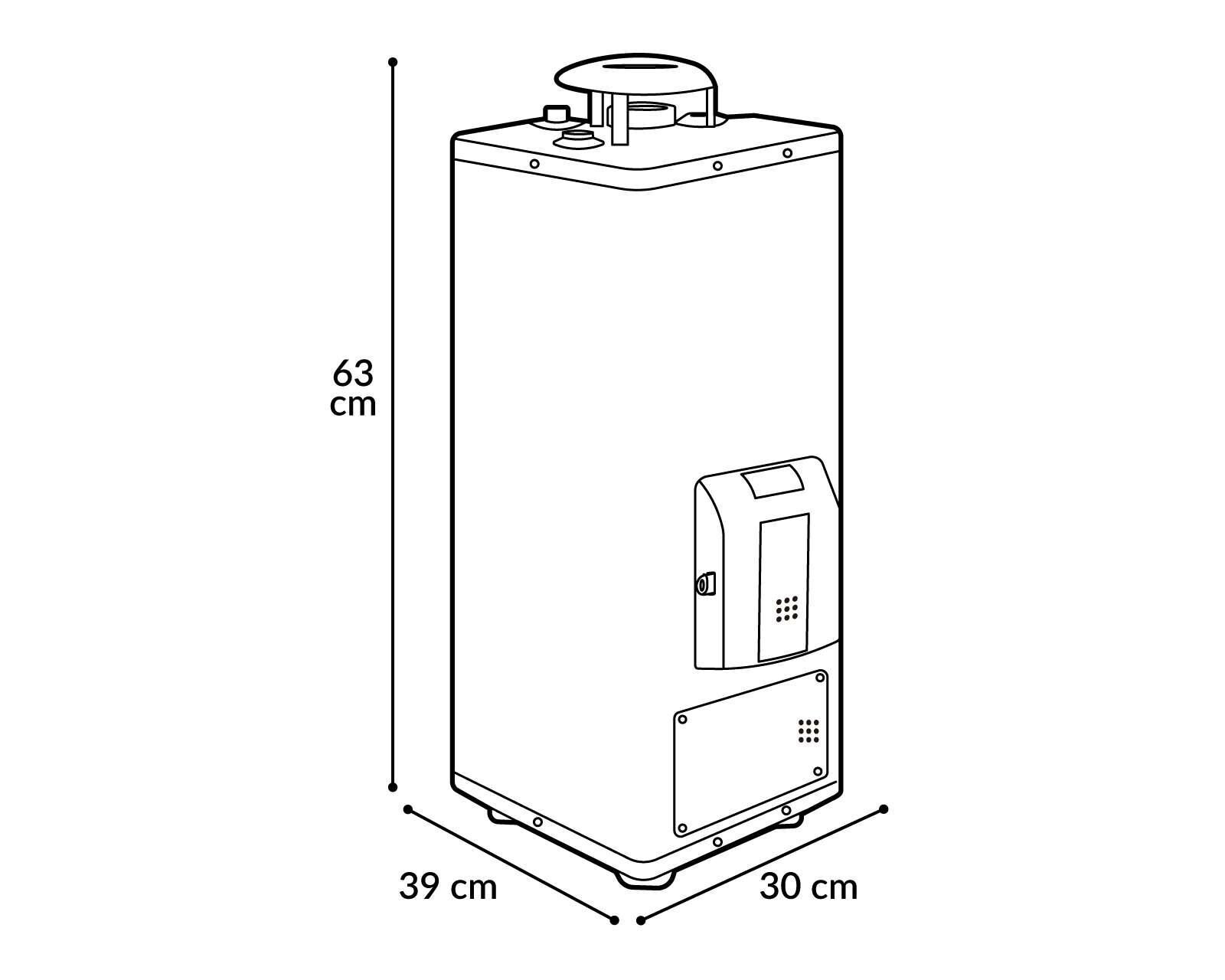 Foto 4 | Foto 4 | Calentador de Agua de Alta Recuperación Calorex COXDPE-06 Gas Natural