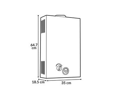 Foto 4 | Foto 4 | Calentador de Agua Instantáneo Cinsa CIN-13 B Gas Natural