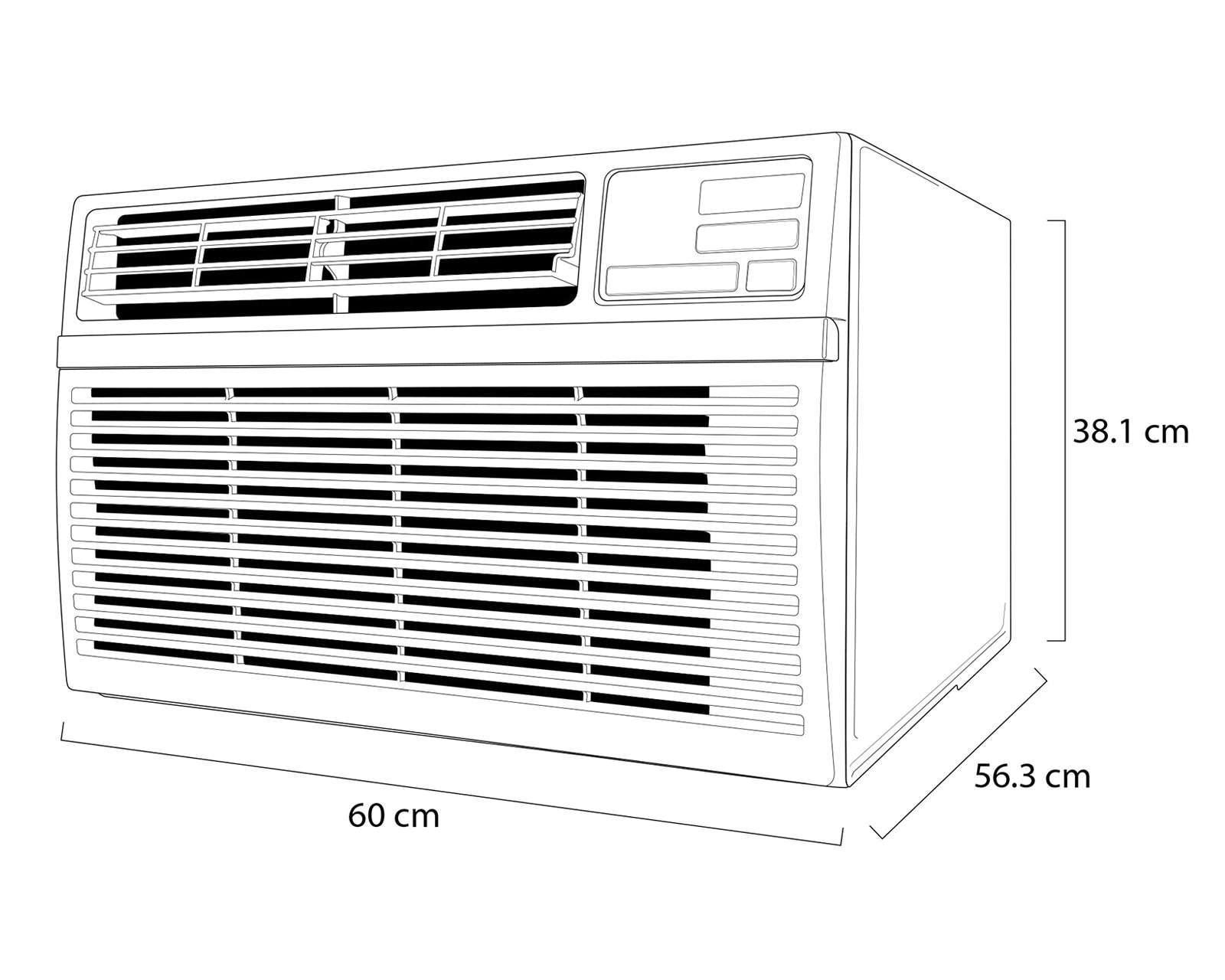 Foto 6 | Foto 6 | Aire Acondicionado de Ventana LG 1 Tonelada 220V Solo Frío W122CE
