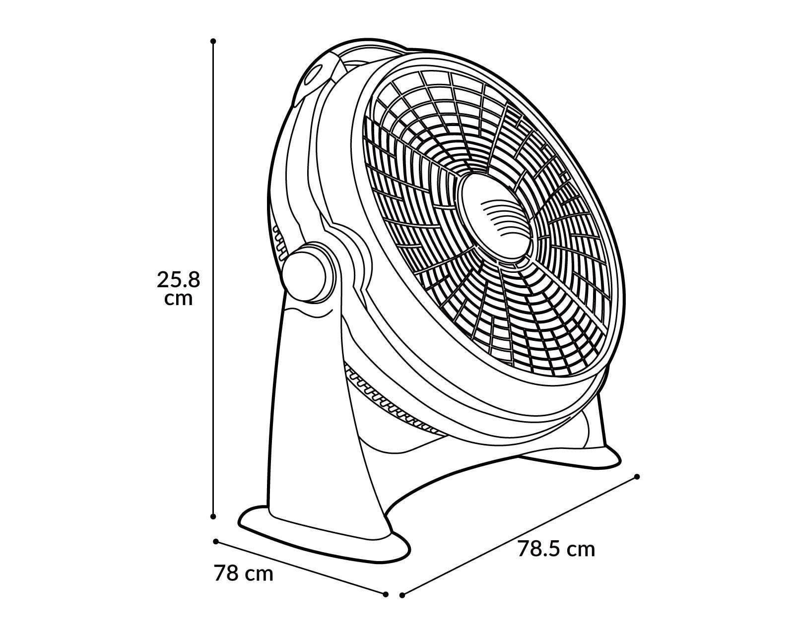 Foto 6 pulgar | Foto 5 | Ventilador de Piso Record 24"