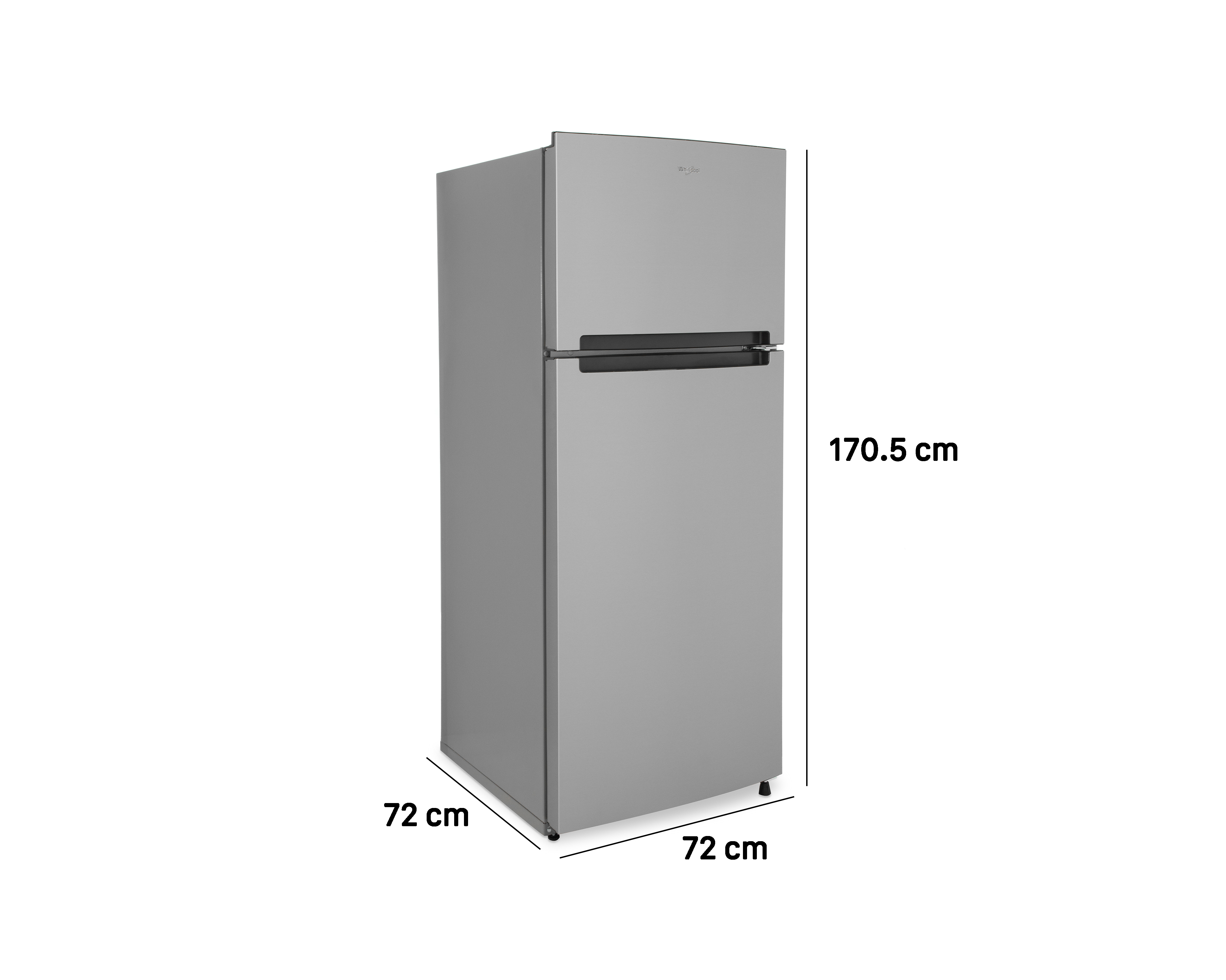 Foto 7 | Foto 7 | Refrigerador Whirlpool Top Mount 18 Pies Gris WT1818A