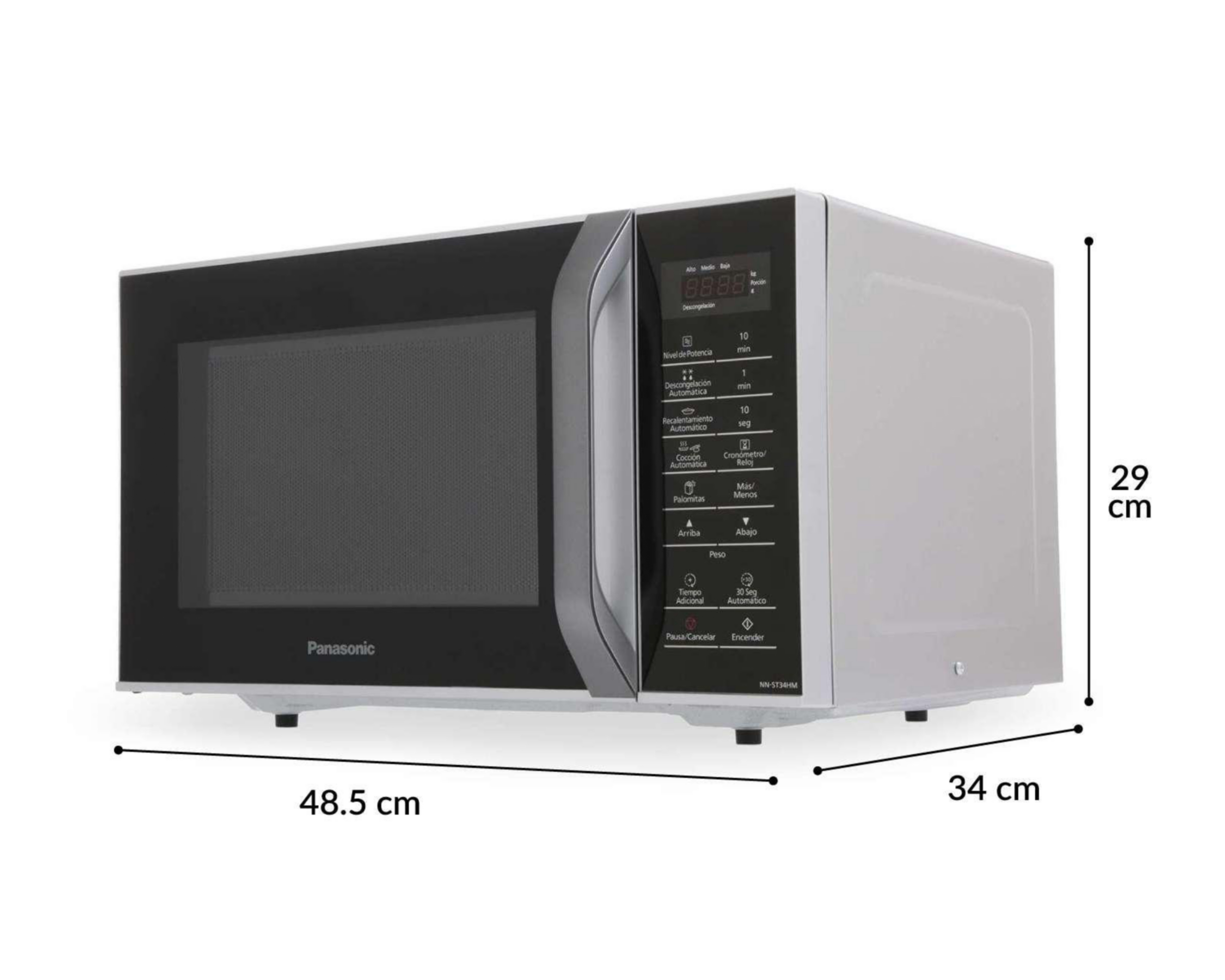 Foto 9 | Foto 9 | Horno de Microondas Panasonic NN-ST34HMRPH 0.9 Pies