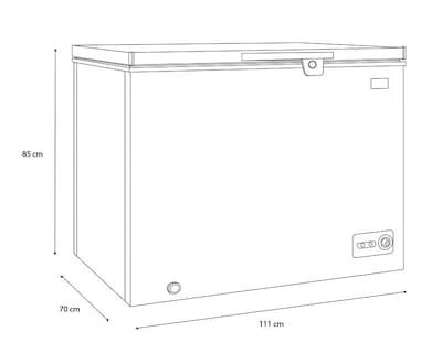 Foto 6 | Foto 6 | Congelador Mabe Horizontal 11 Pies Blanco CHM11BPL