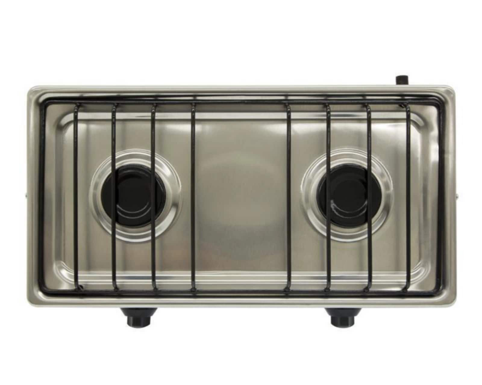 Foto 4 pulgar | Foto 3 | Estufa de Mesa Super Flama 2 Quemadores 2Q-CA-G Gris