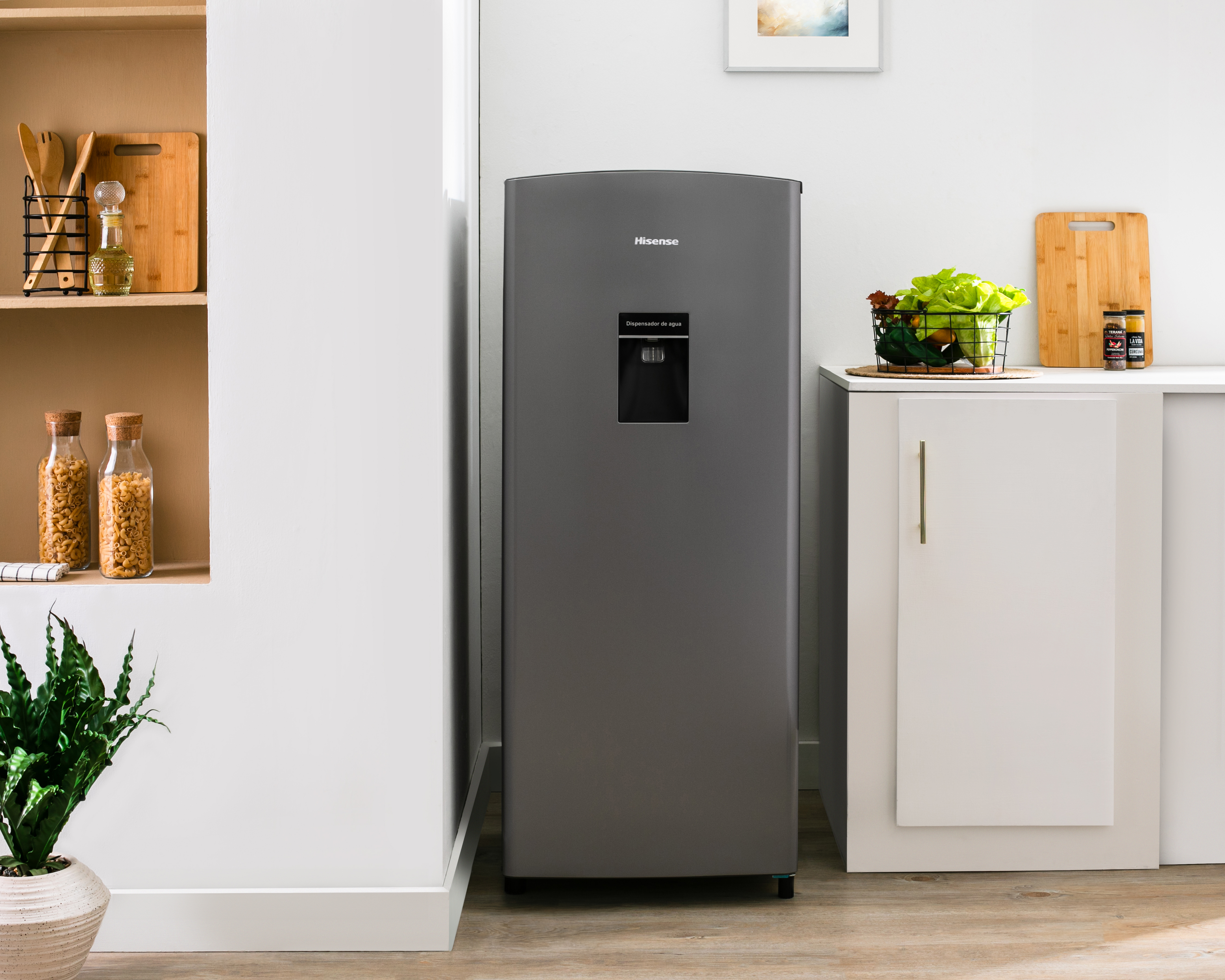 Foto 7 | Foto 7 | Refrigerador Hisense Una Puerta 7 Pies Gris RR63D6WGX