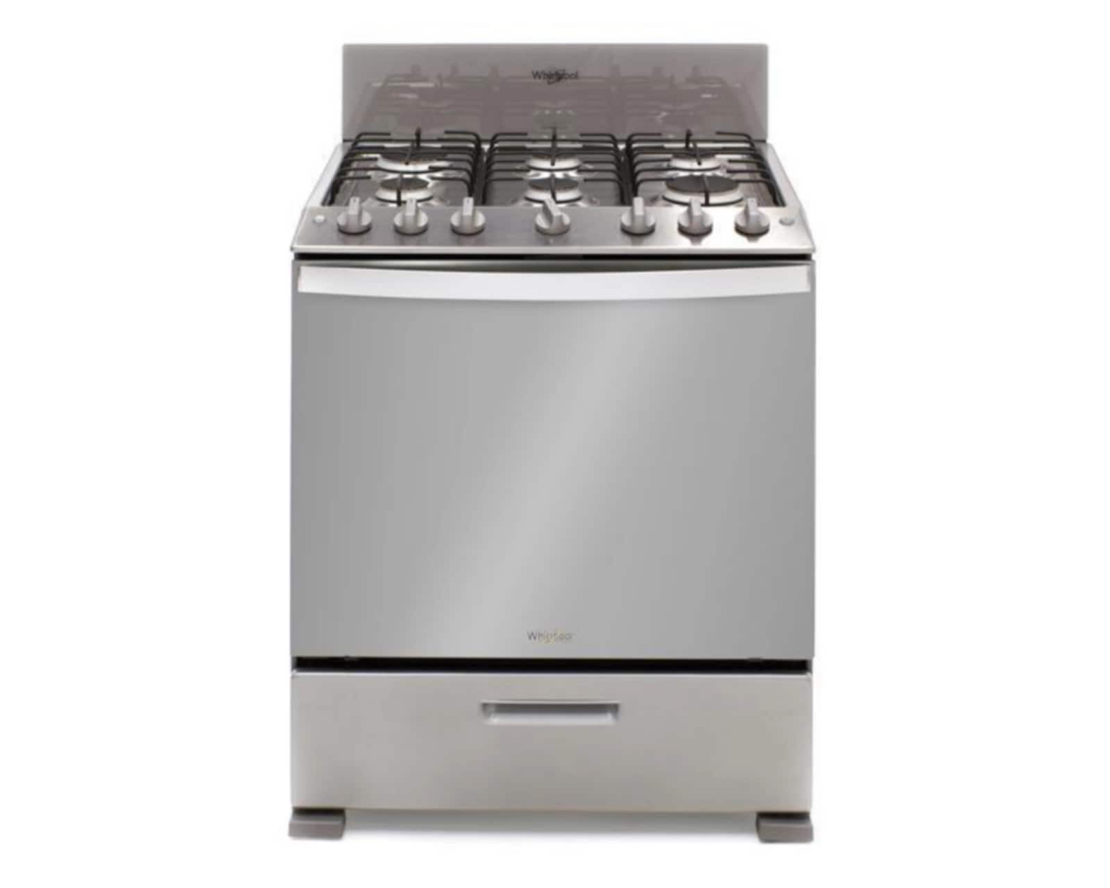 Foto 3 pulgar | Foto 2 | Estufa Whirlpool de Piso 30" con 6 Quemadores de Gas WFR3200D