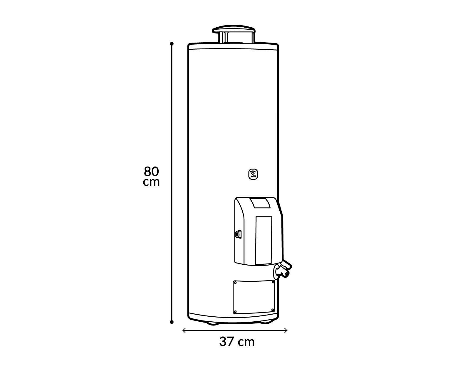 Foto 8 | Foto 8 | Calentador de Agua de Depósito Calorex G-10 1 Servicio Gas LP
