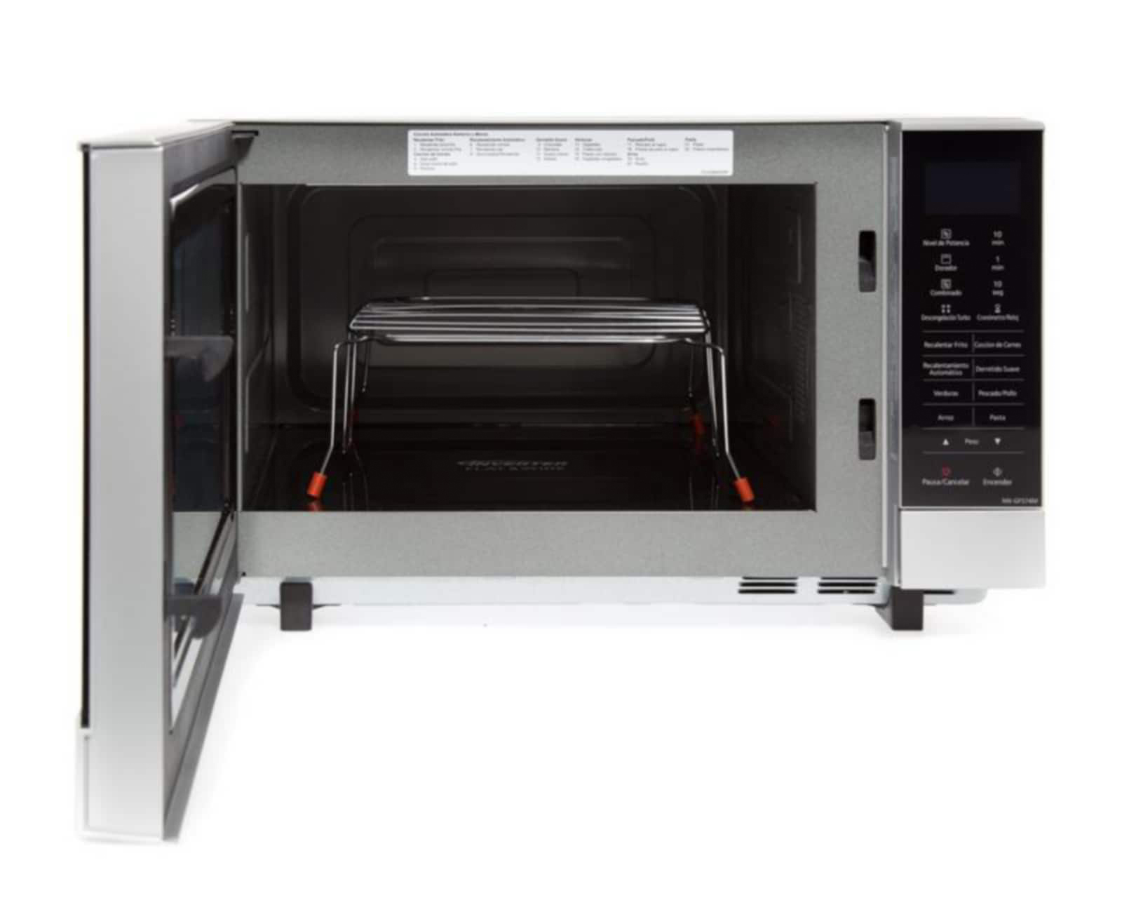 Foto 4 pulgar | Foto 3 | Microondas Panasonic 1 Pie NN-GF574MRPH Negro