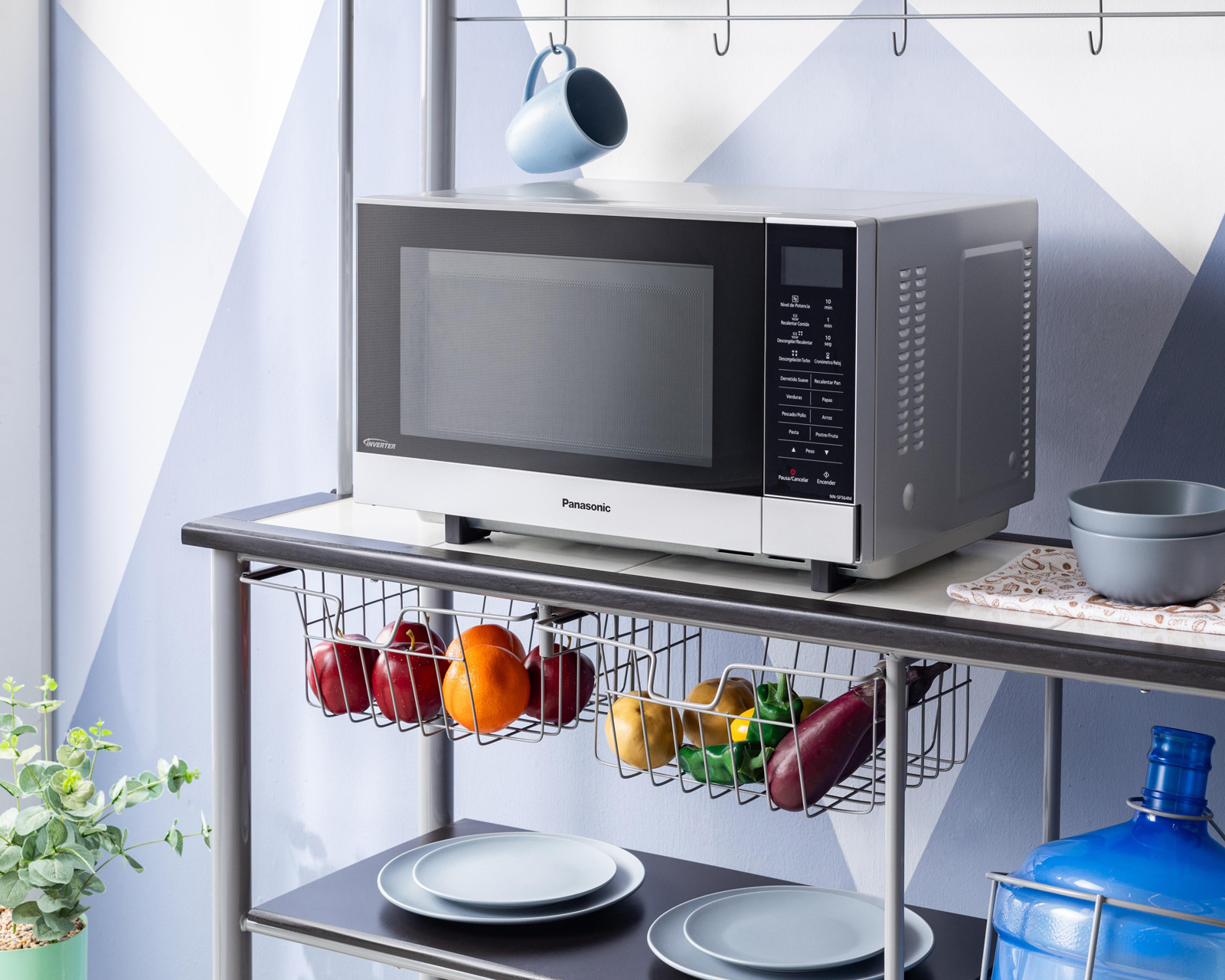 Foto 6 | Foto 6 | Horno de Microondas Panasonic 1.0 Pies NN-SF564MRPH Plateado
