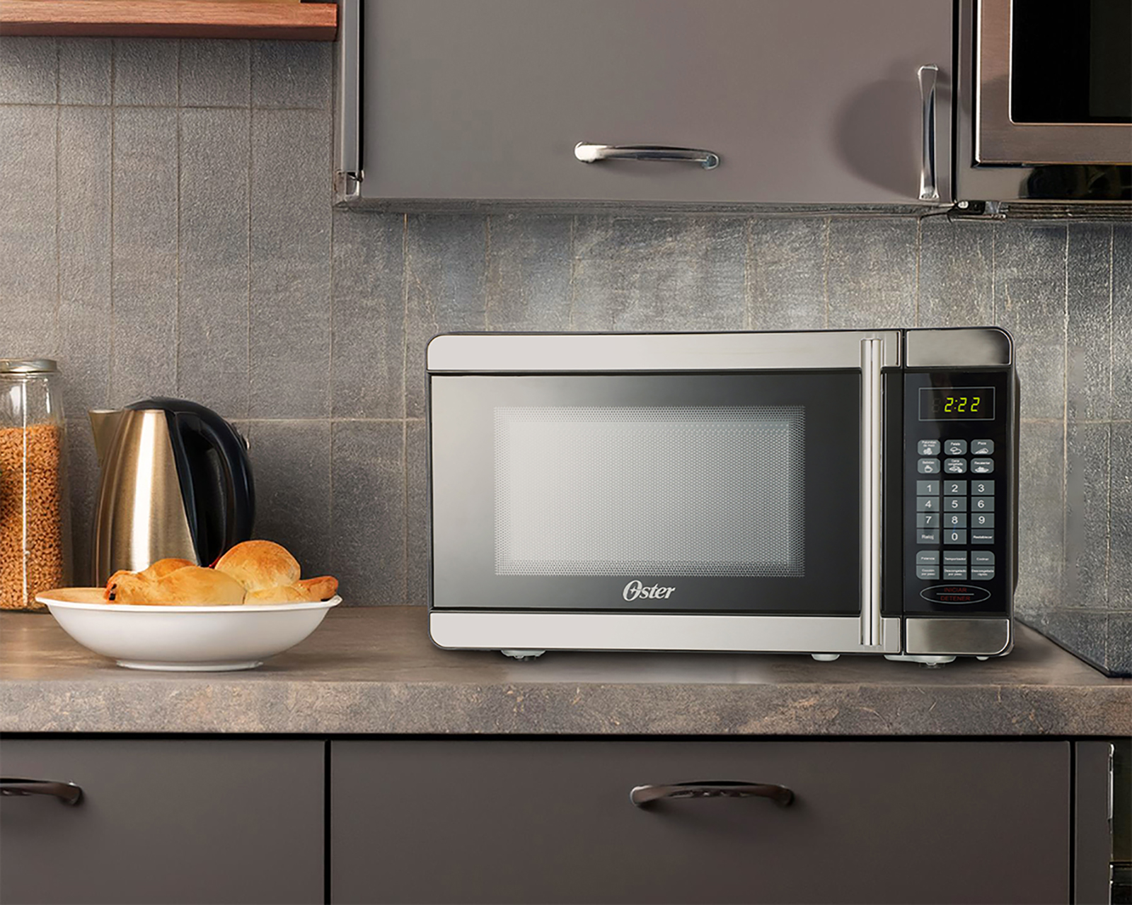 Foto 5 | Foto 5 | Horno de Microondas Oster 0.7 Pies OGYW3701 Plateado