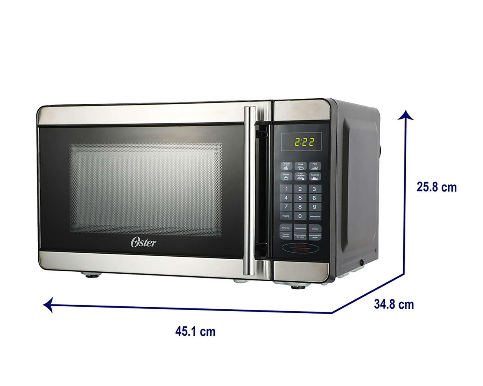 Foto 6 | Foto 6 | Horno de Microondas Oster 0.7 Pies OGYW3701 Plateado