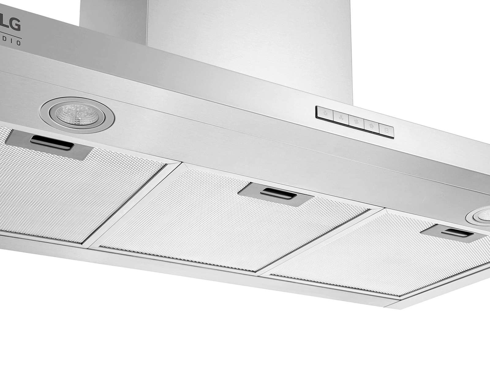 Foto 3 | Foto 3 | Campana LG 35" de Pared Acero Inoxidable