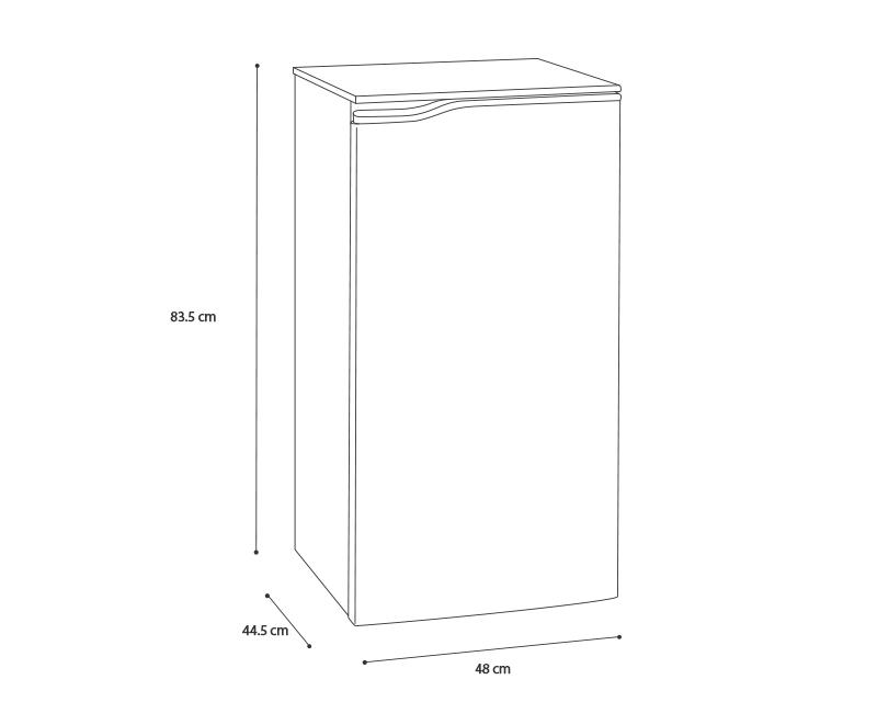 Foto 8 pulgar | Foto 7 | Frigobar Mirage 3.3 Pies Negro MRX33ES