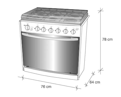 Foto 7 | Foto 7 | Estufa Koblenz de Empotre 30" de 6 Quemadores con Gas EE-1131 Padua