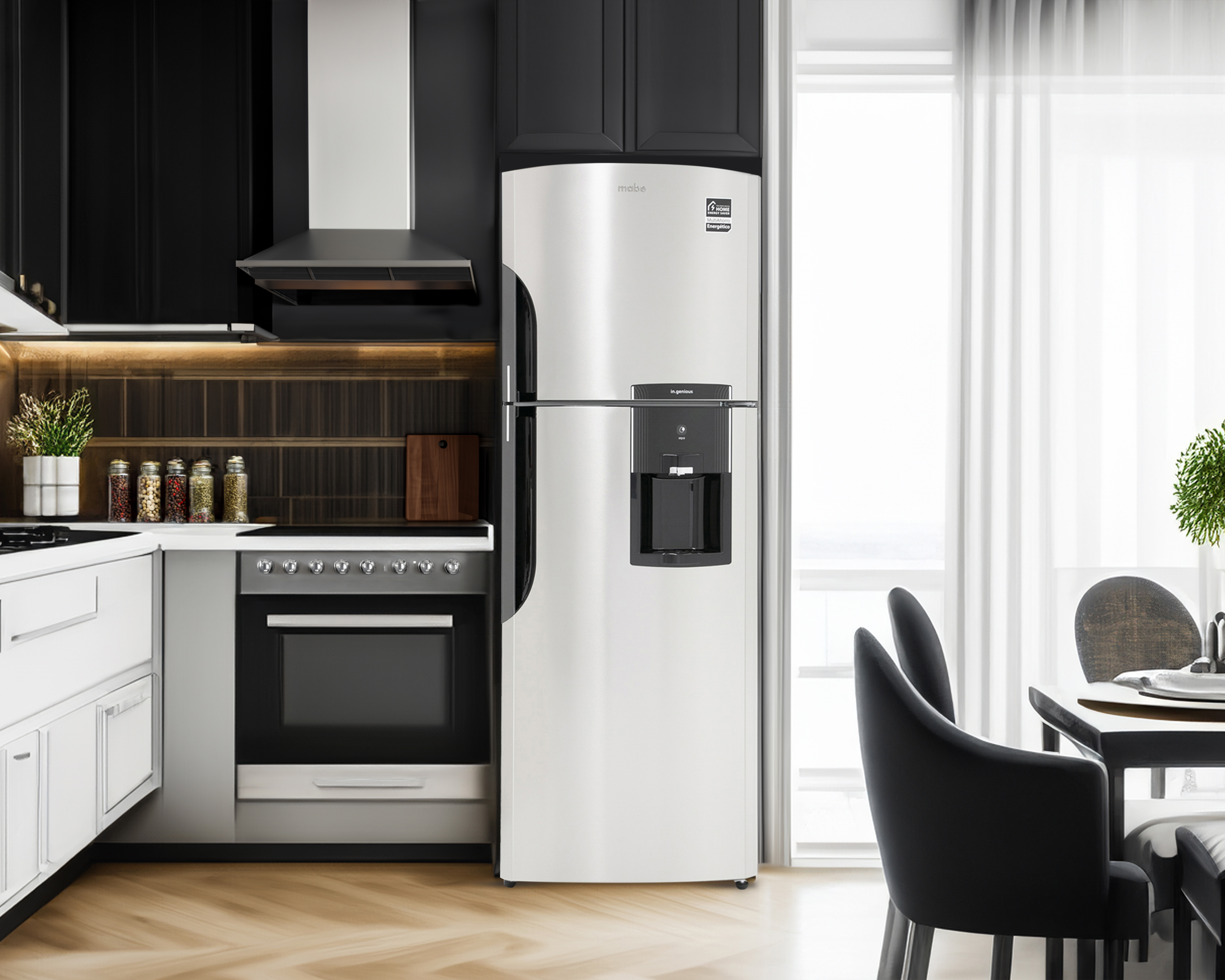 Foto 7 | Foto 7 | Refrigerador Mabe Top Mount 15 Pies Plateado RMS400IAMRX0