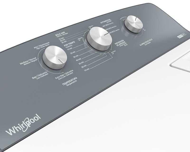 Foto 4 | Foto 4 | Secadora Whirlpool Automática 7MWGD1930JM 20 kg Blanca