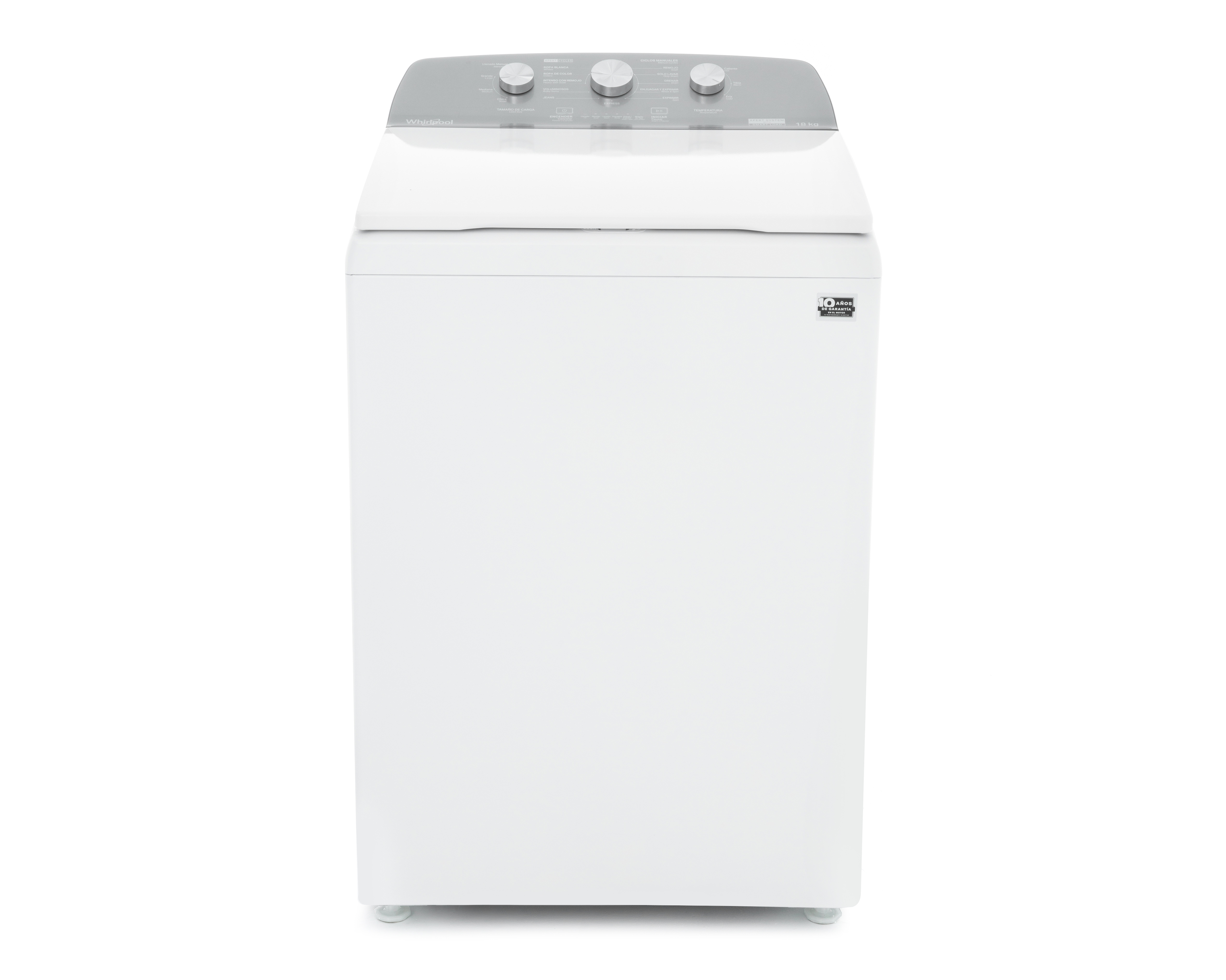 Foto 3 pulgar | Foto 2 | Lavadora Whirlpool Automática 8MWTW1813MJM 18 kg Blanca/Plateada
