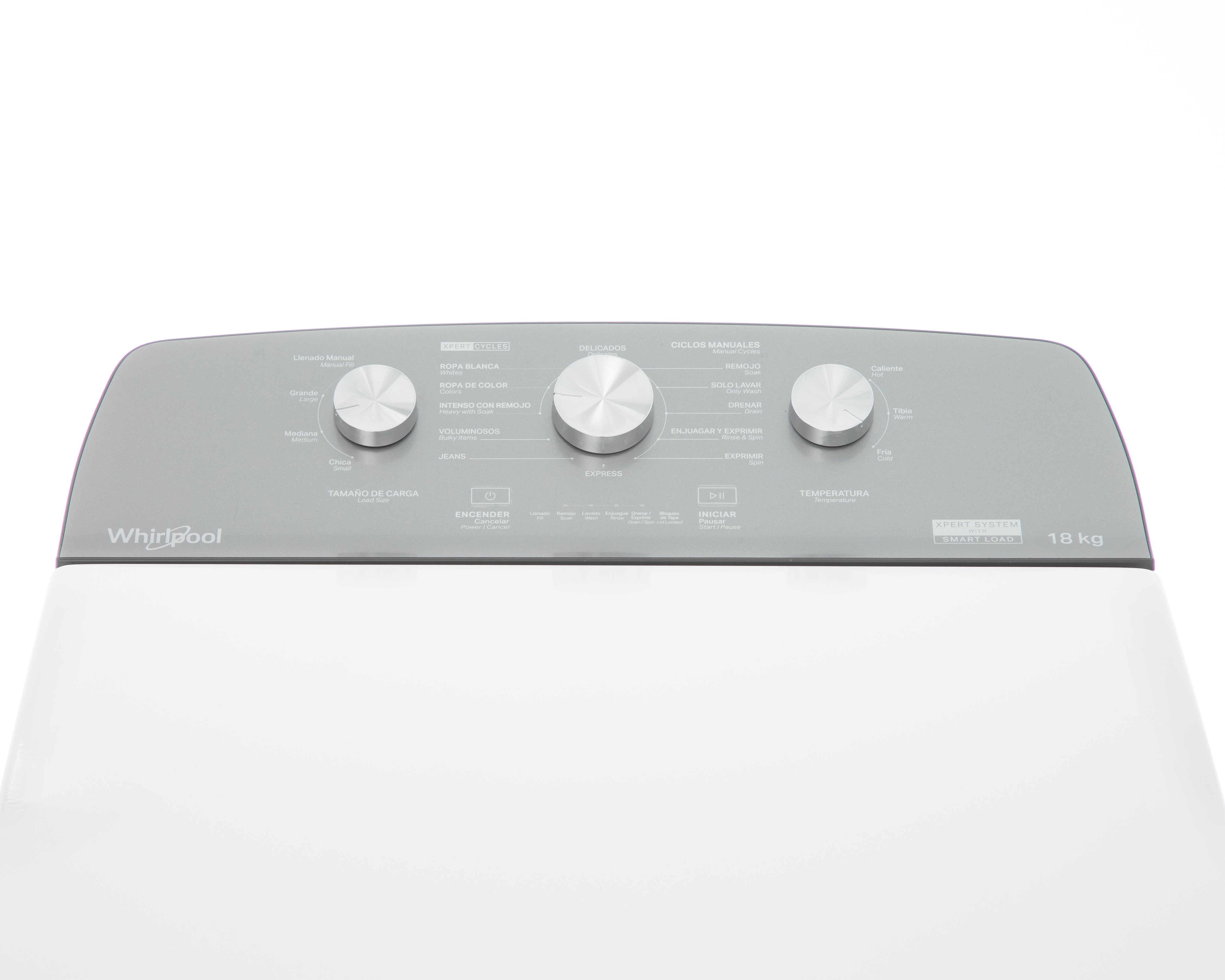 Foto 4 pulgar | Foto 3 | Lavadora Whirlpool Automática 8MWTW1813MJM 18 kg Blanca/Plateada