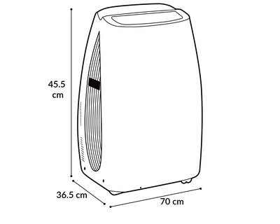 Foto 6 | Foto 6 | Aire Acondicionado Portátil Mirage MAPS1211C 110 V 1 t