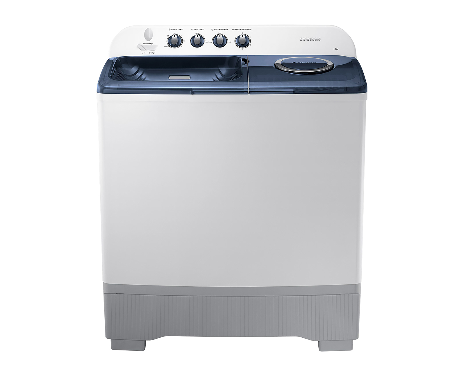 Lavadora Samsung Dos Tinas WT18K5200MB/AX 18 kg Gris
