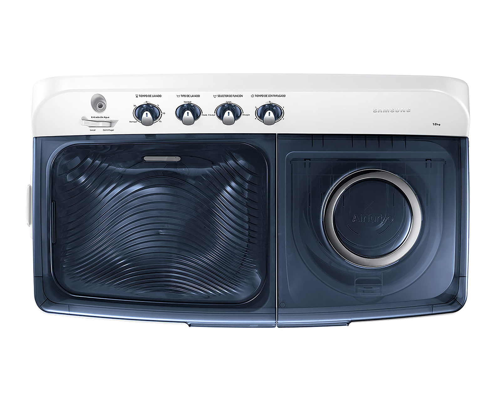 Foto 4 | Foto 4 | Lavadora Samsung Dos Tinas WT18K5200MB/AX 18 kg Gris