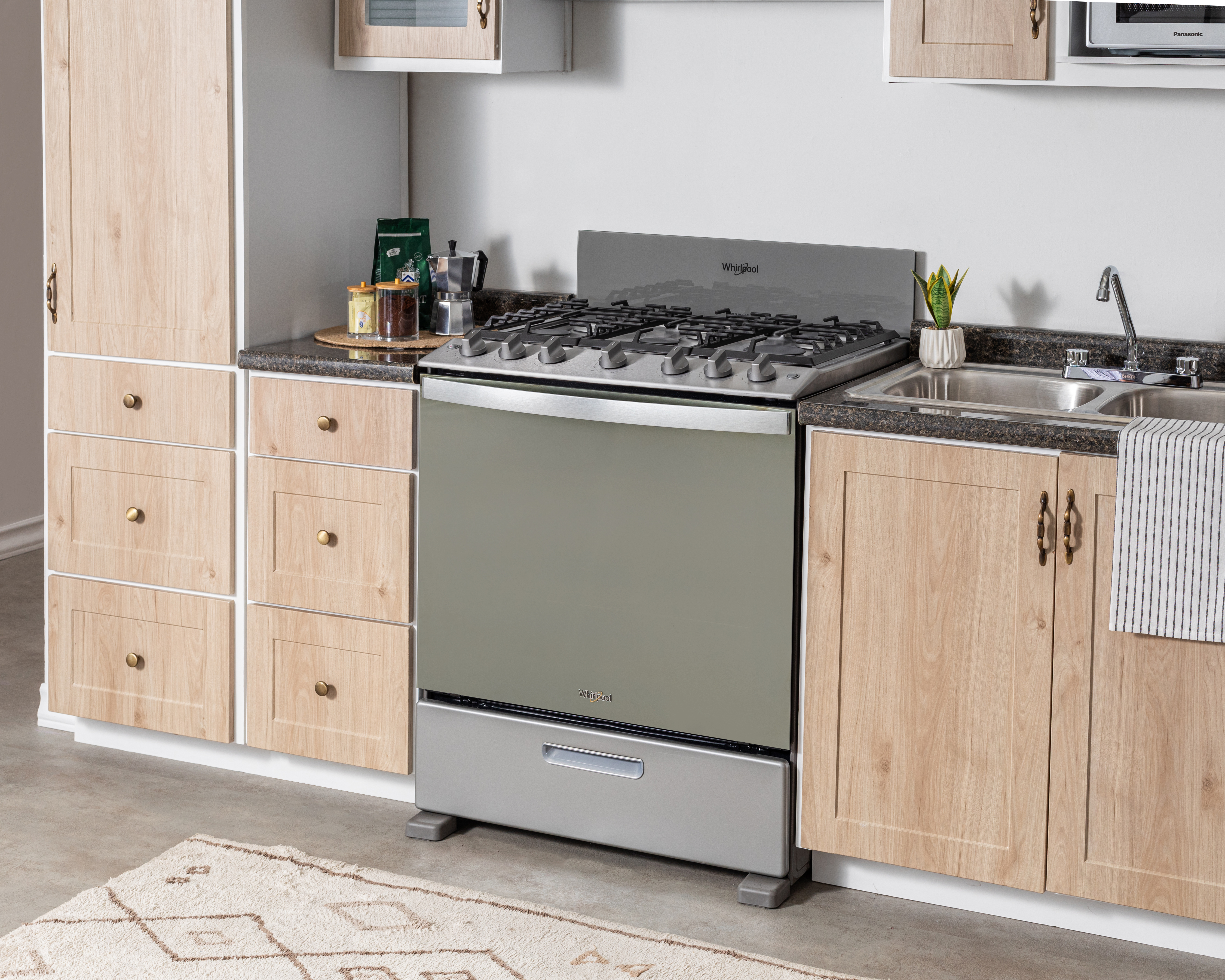Foto 6 pulgar | Foto 6 | Estufa Whirlpool de Piso 30" con 6 Quemadores de Gas LP WFR3400D