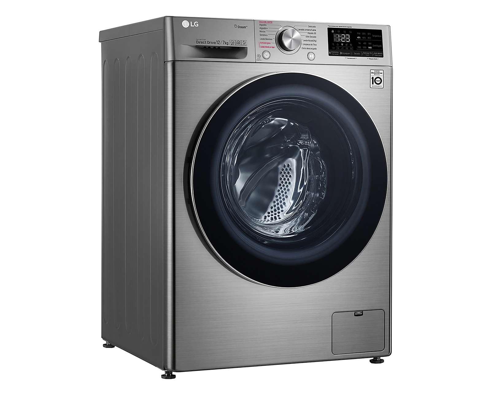 Foto 1 | Foto 1 | Lavasecadora LG Digital WD12VVC4S6S 12kg / 7kg Acero Inoxidable