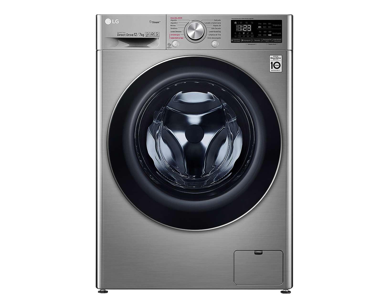 Foto 2 | Foto 2 | Lavasecadora LG Digital WD12VVC4S6S 12kg / 7kg Acero Inoxidable