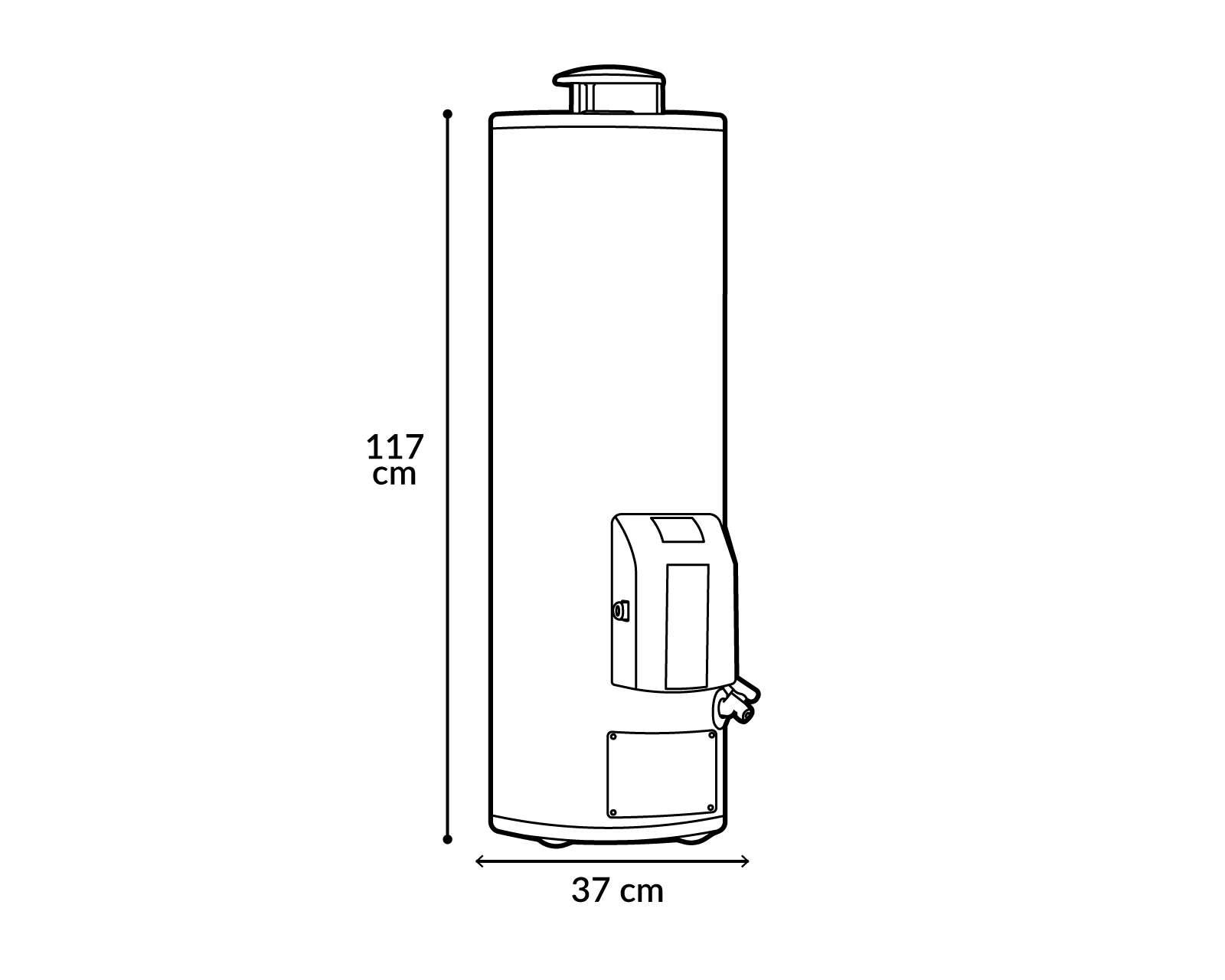 Foto 5 pulgar | Foto 4 | Calentador de Agua de Depósito Calorex G-15 SIN PILOTO 1.5 Servicios Gas Natural
