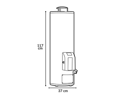 Foto 4 | Foto 4 | Calentador de Agua de Depósito Calorex G-15 SIN PILOTO 1.5 Servicios Gas Natural