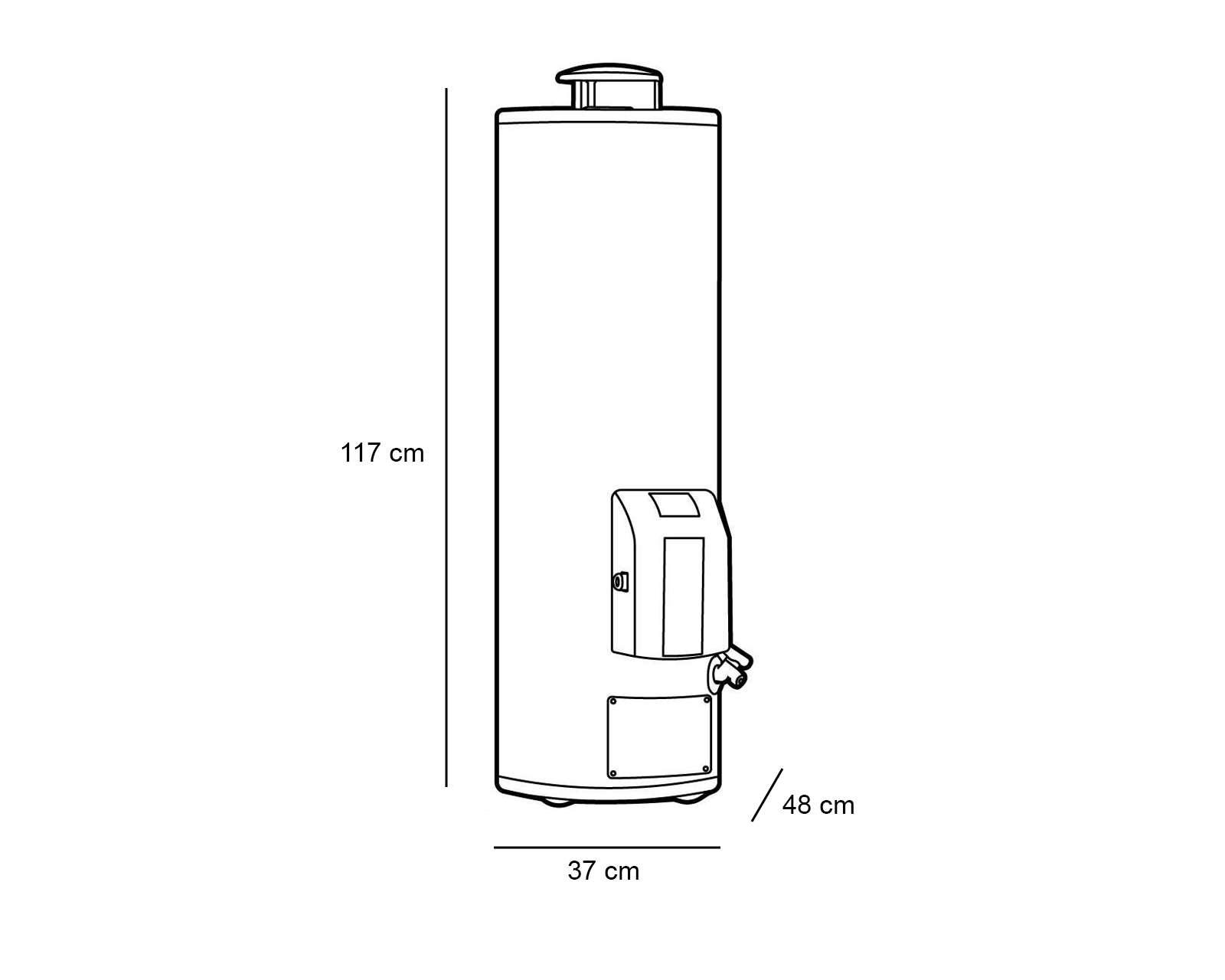 Foto 4 | Foto 4 | Calentador de Agua de Depósito Calorex G-15 SIN PILOTO WI-F 2 Servicios Gas LP